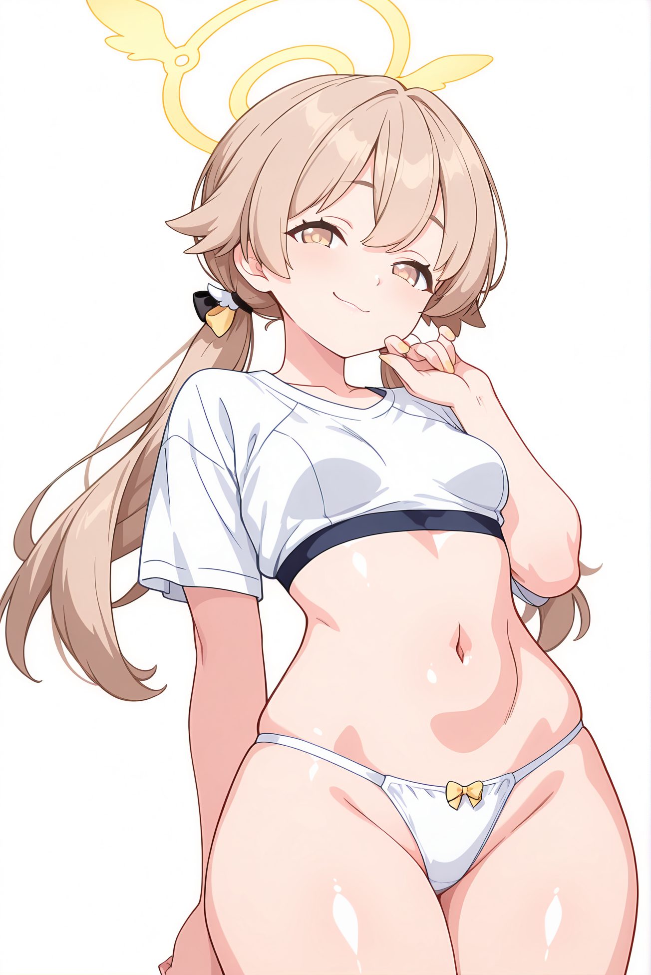 笑顔・シャツの阿慈谷ヒフミのAIイラスト