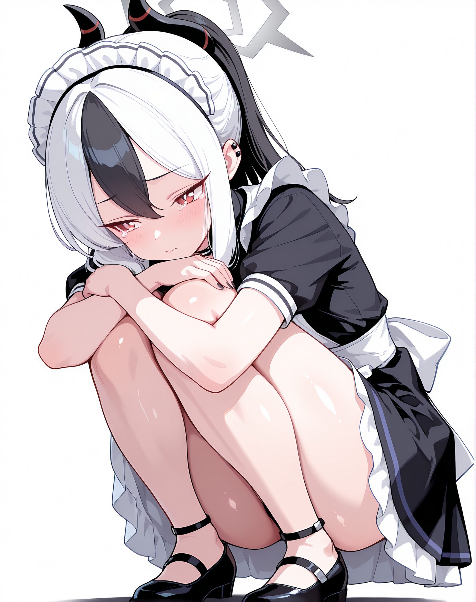 ブルアカのブルアカ姿を描いたAIイラスト（便利屋68）