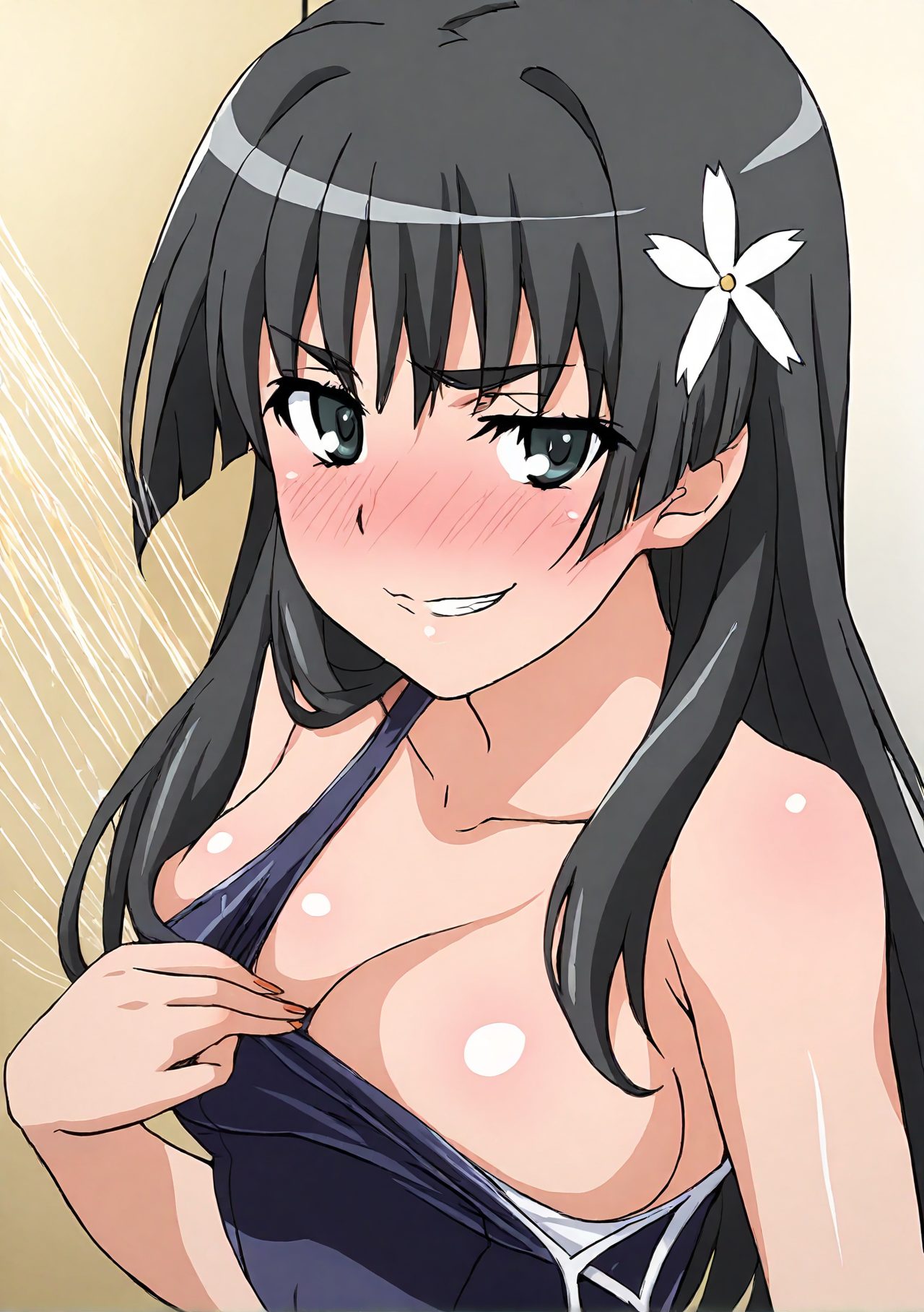 スクール水着！スク水のエロ可愛いAIイラスト