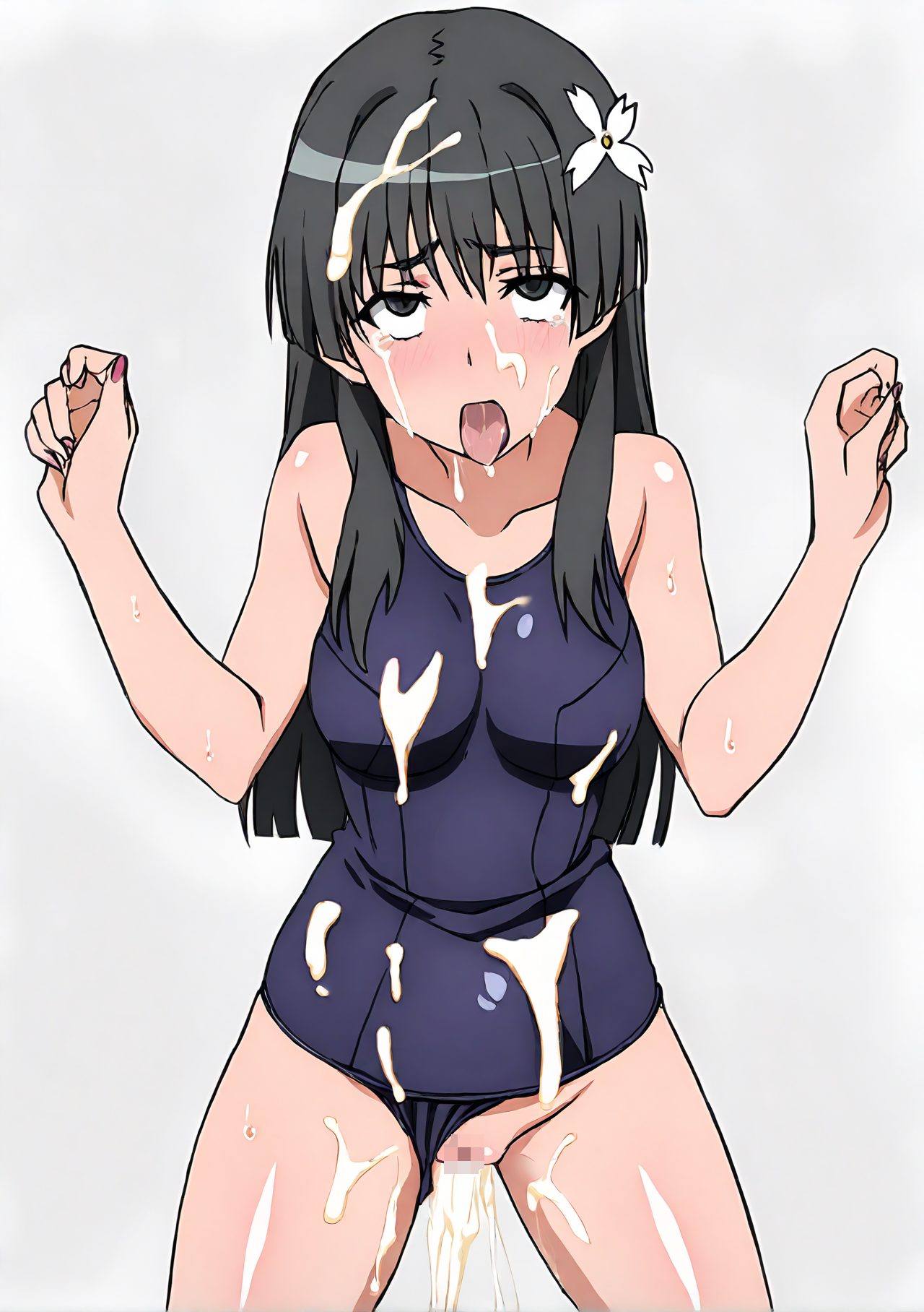 佐天涙子が魅力的な佐天涙子の二次創作AIイラスト