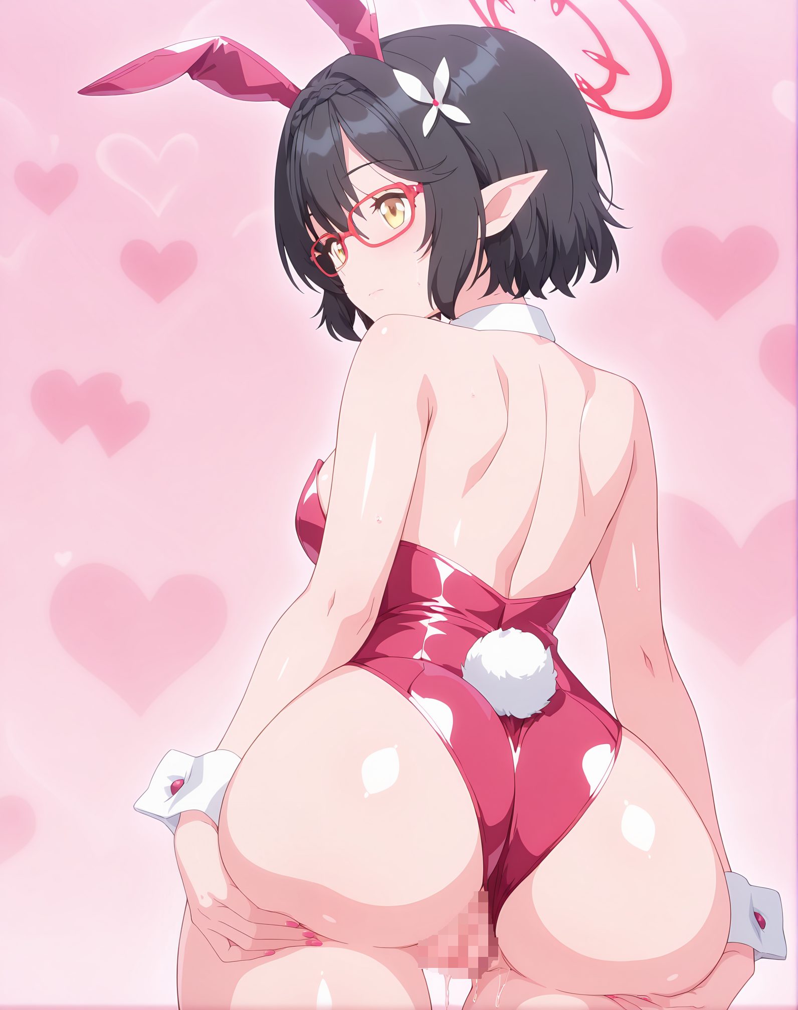ブルアカのエロ可愛いAIイラスト