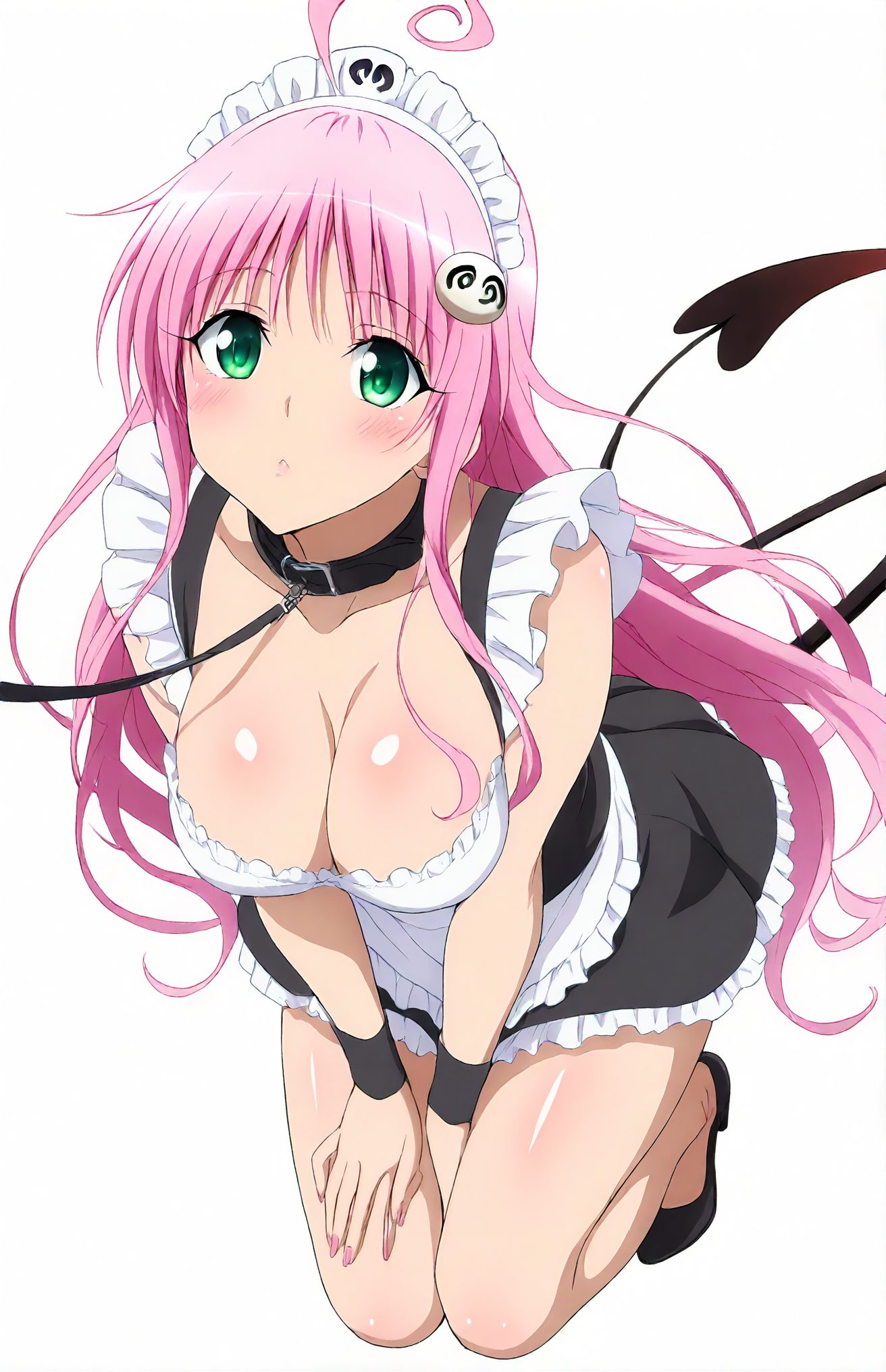 大きな胸・アホ毛のララのAIイラスト