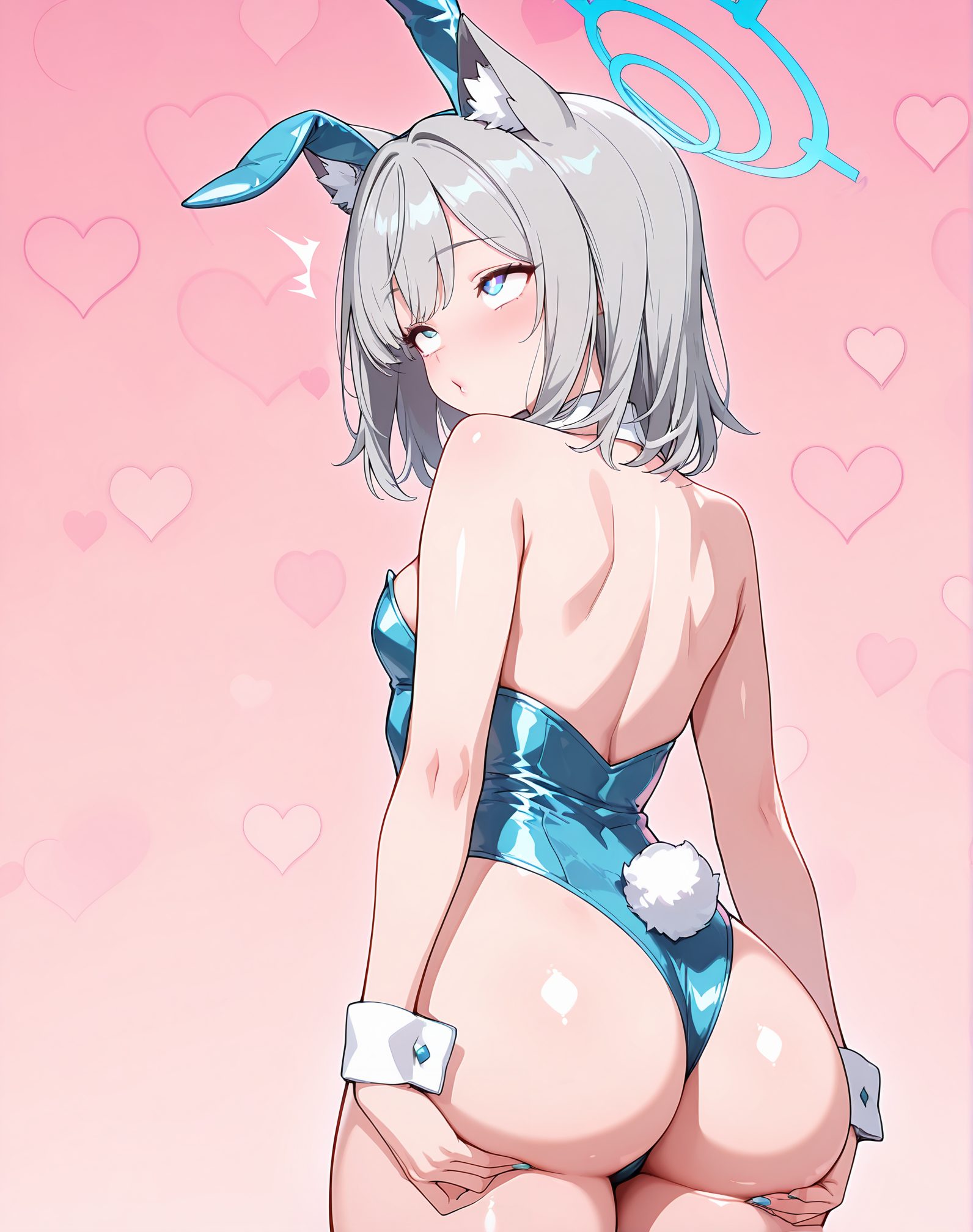 ブルアカのエロ可愛いAIイラスト