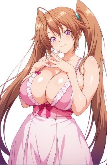 紫藤イリナ・赤面の紫藤イリナのAIイラスト