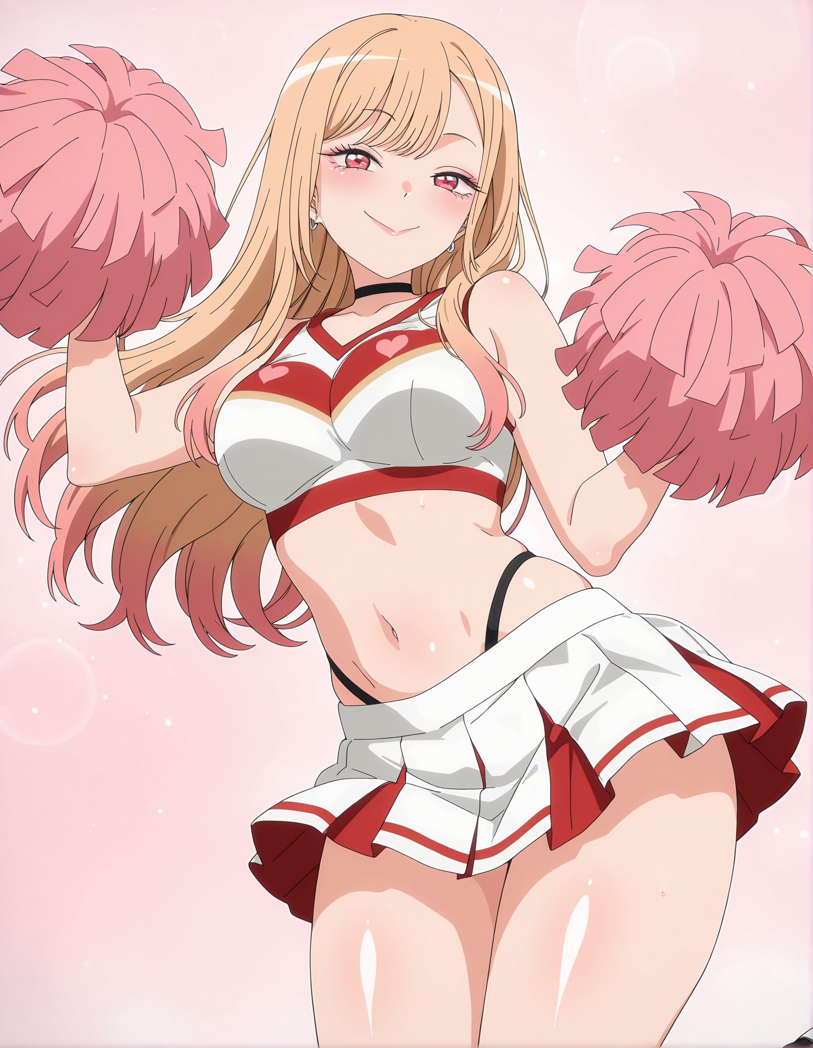 シャツが魅力的な喜多川海夢の二次創作AIイラスト