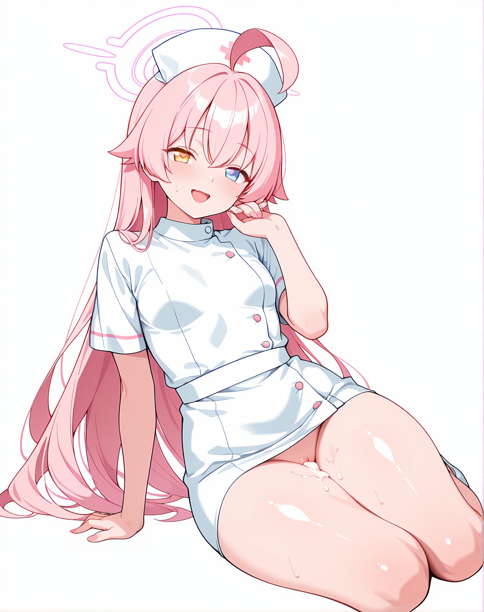 ブルアカのアビドス姿を描いたAIイラスト（ブルアカ）