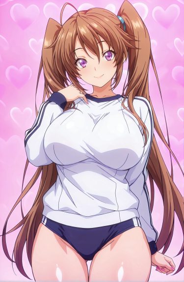 紫藤イリナ・アホ毛の紫藤イリナのAIイラスト