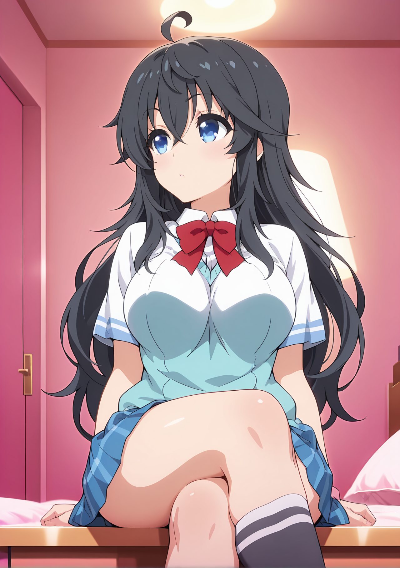 玉置亜子の玉置亜子姿を描いたAIイラスト