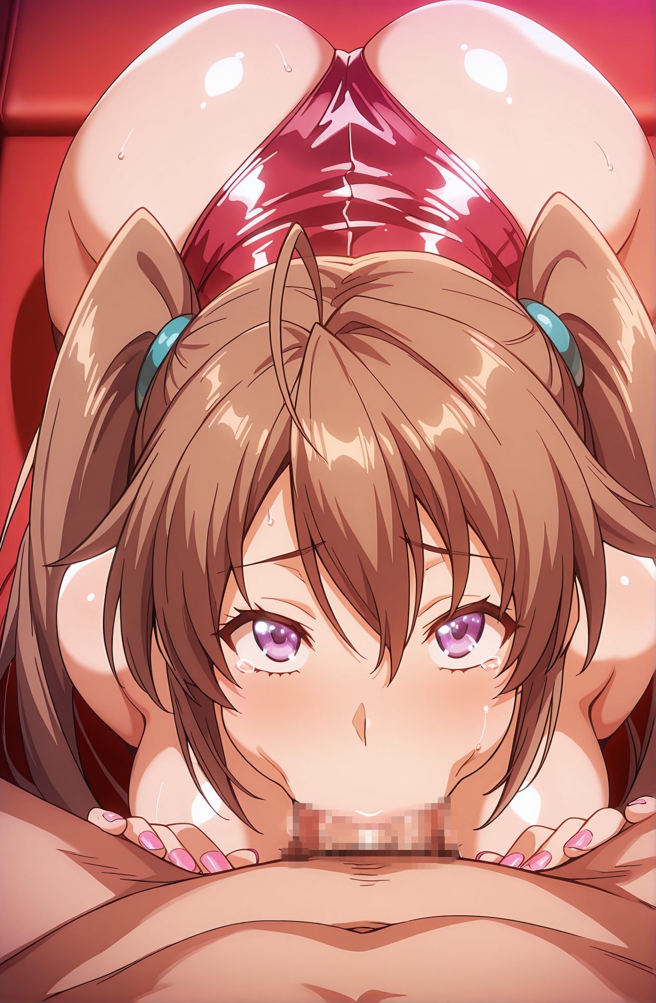 フェラチオ・紫藤イリナの紫藤イリナのAIイラスト
