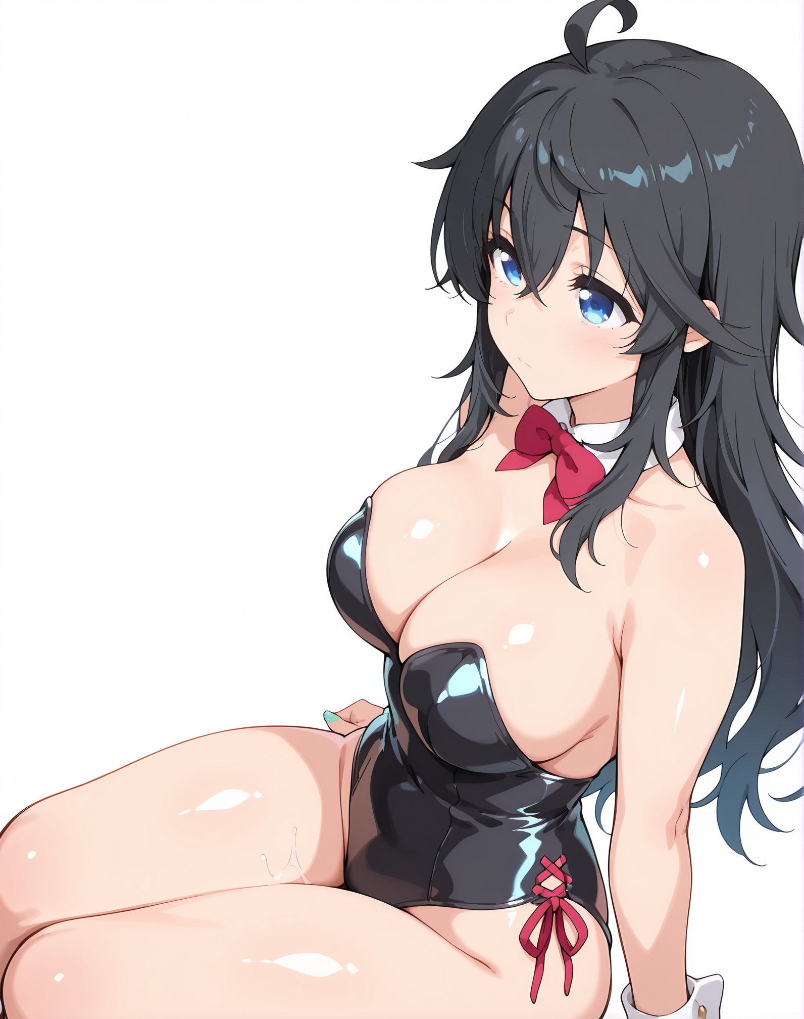 ネトゲの嫁は女の子じゃないと思った?のネトゲの嫁姿を描いたAIイラスト