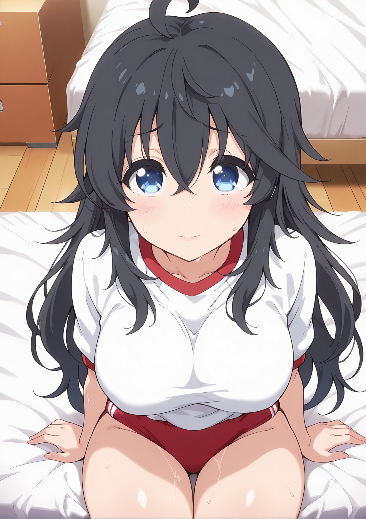 玉置亜子の玉置亜子姿を描いたAIイラスト