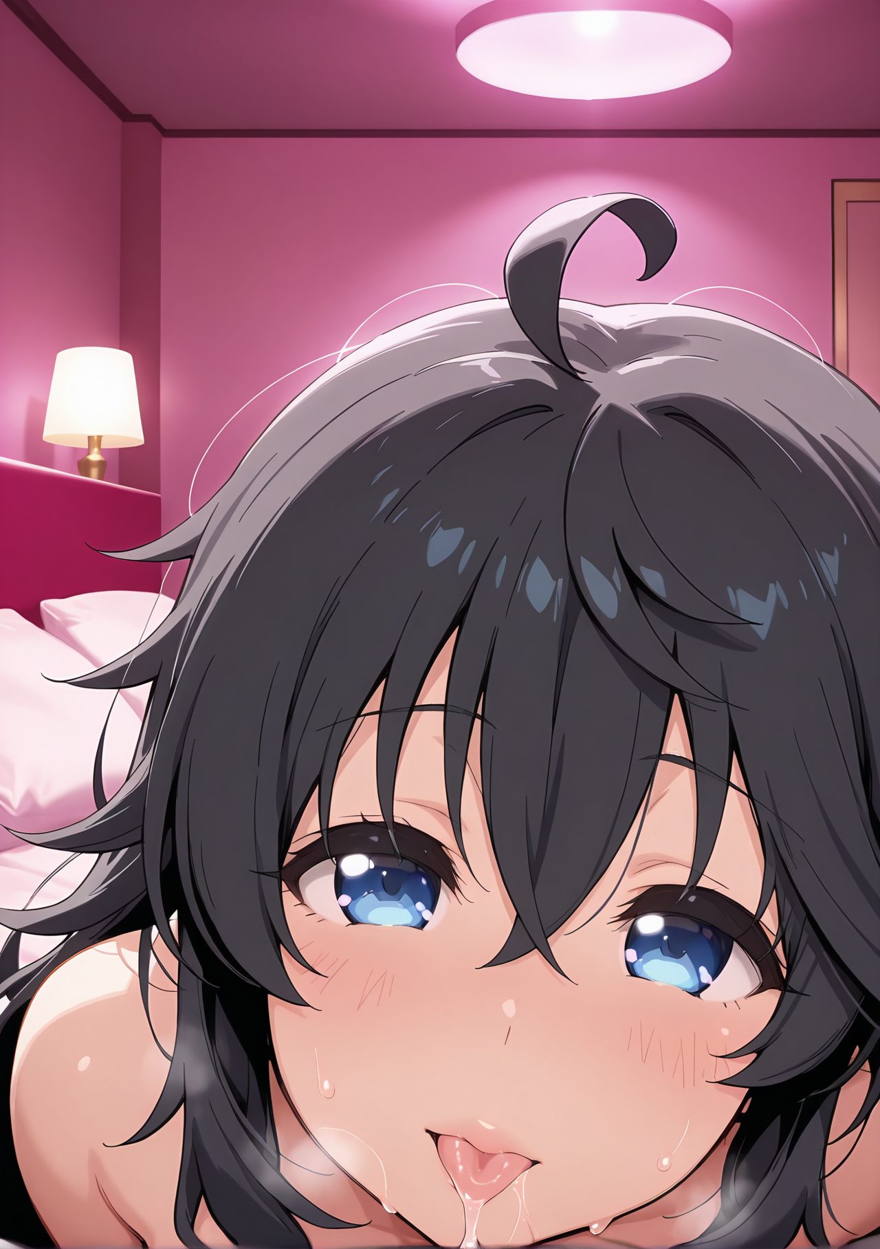 玉置亜子の玉置亜子姿を描いたAIイラスト