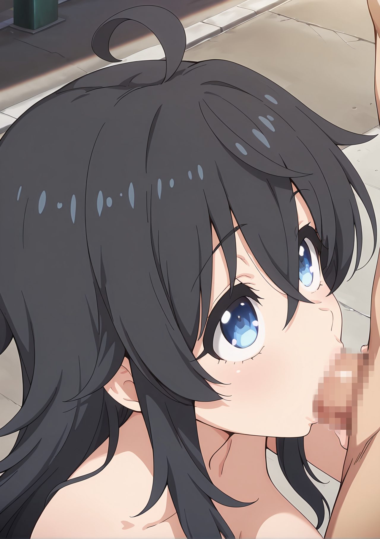 玉置亜子の玉置亜子姿を描いたAIイラスト