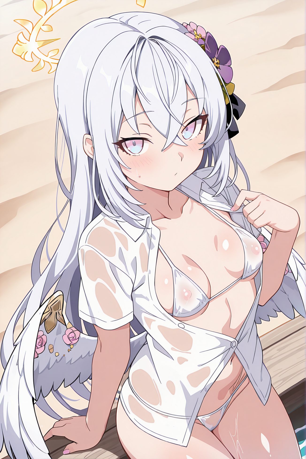 貧乳・白洲アズサの白洲アズサのAIイラスト