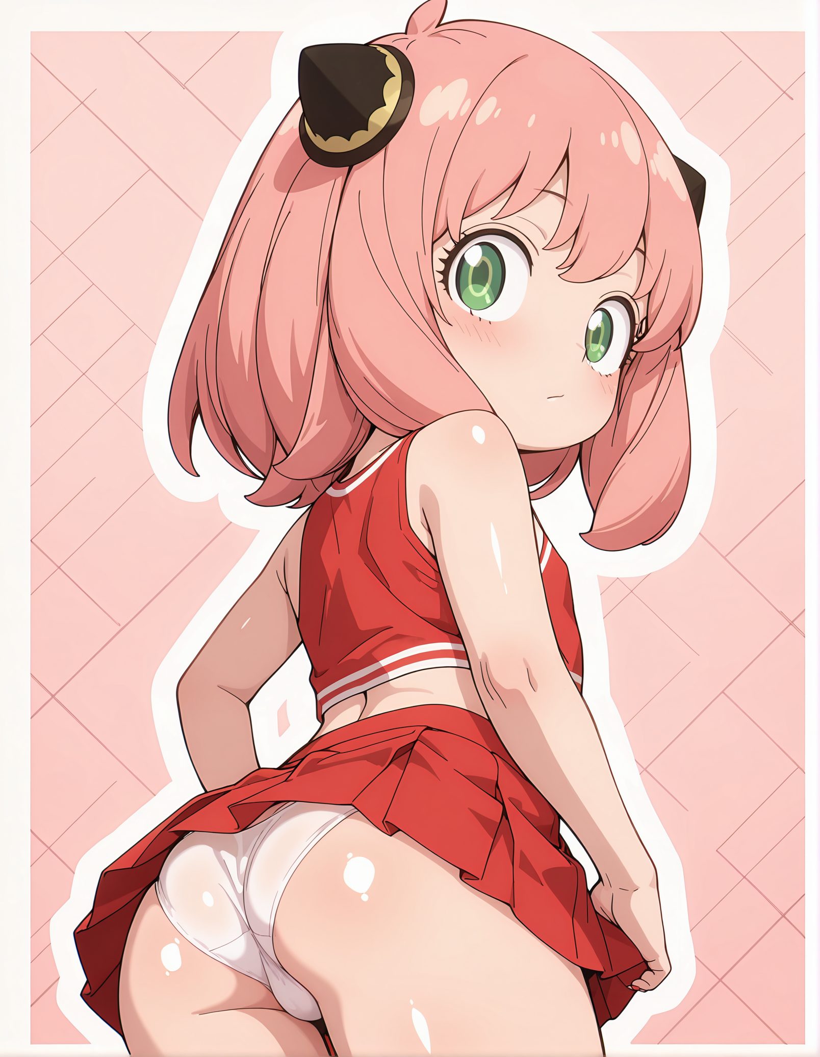 アーニャが魅力的なアーニャの二次創作AIイラスト