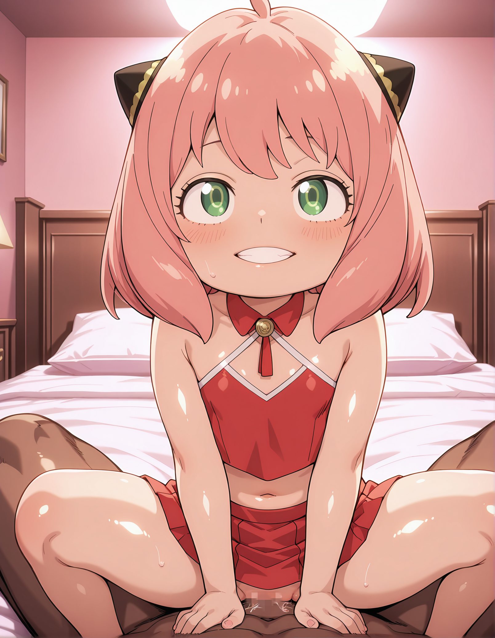 アーニャのアーニャ姿を描いたAIイラスト
