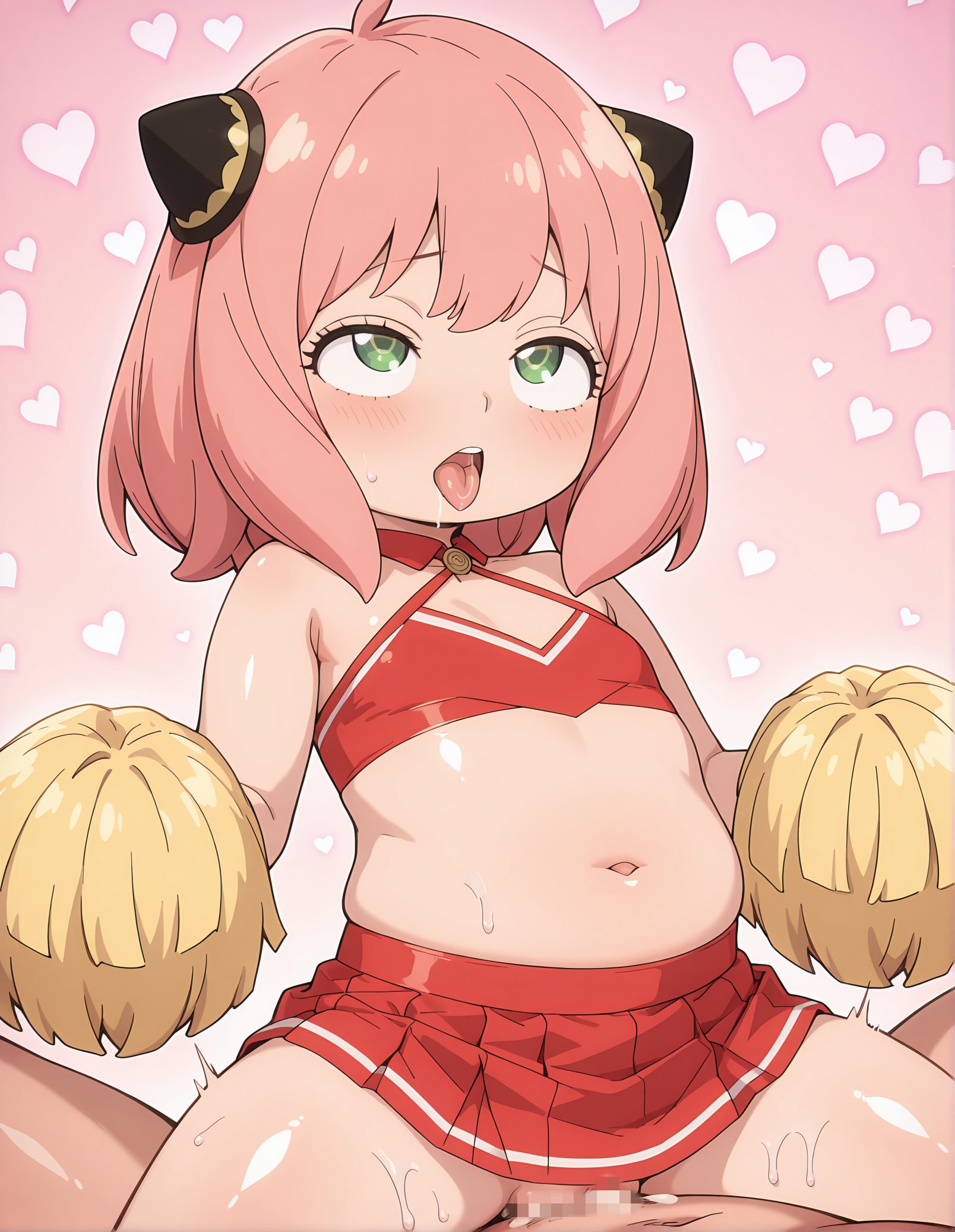 アーニャが魅力的なアーニャの二次創作AIイラスト