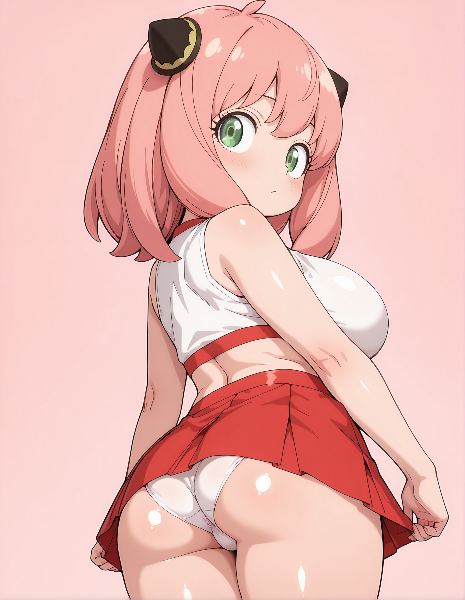 アーニャが魅力的なアーニャの二次創作AIイラスト