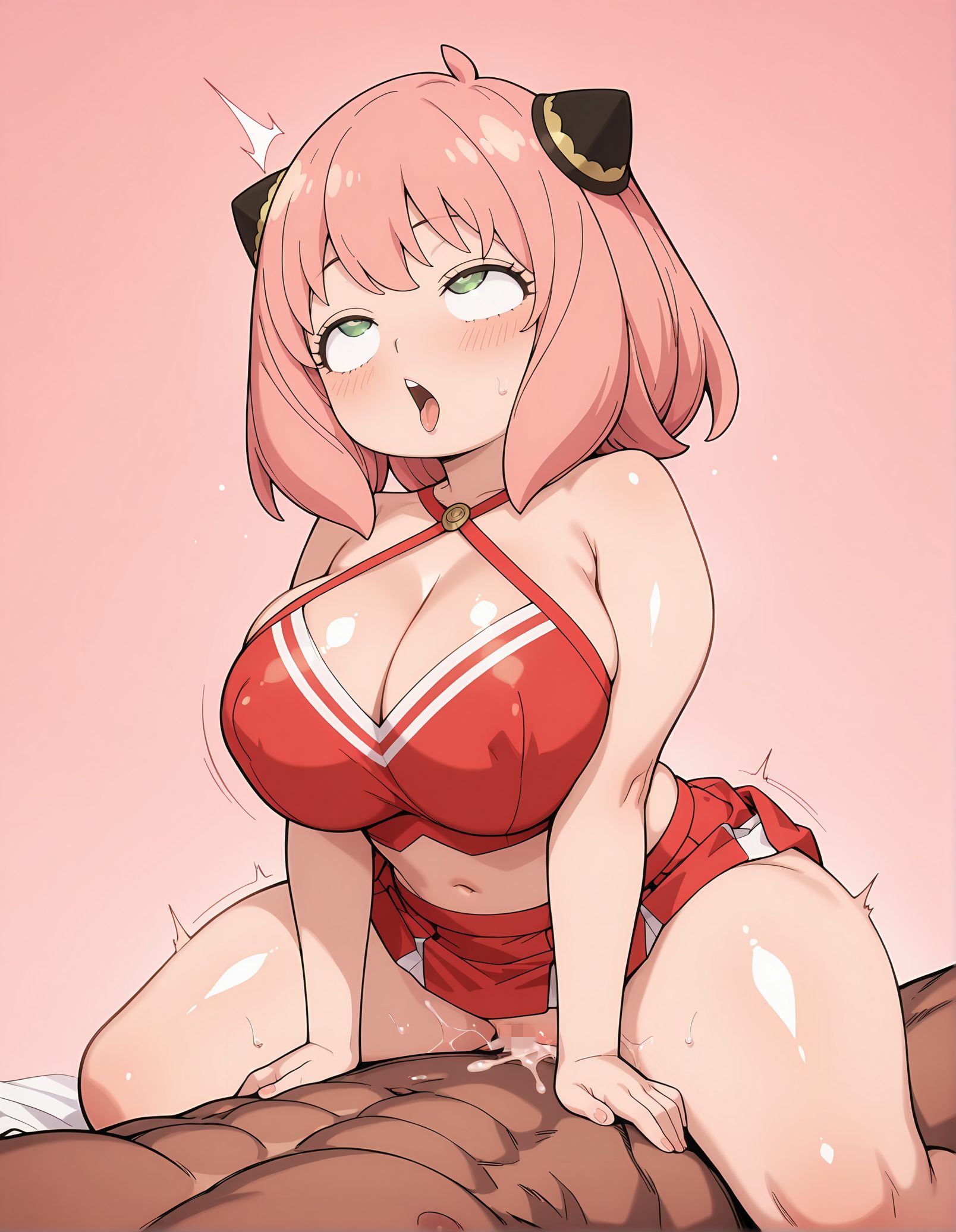 アーニャのアーニャ姿を描いたAIイラスト