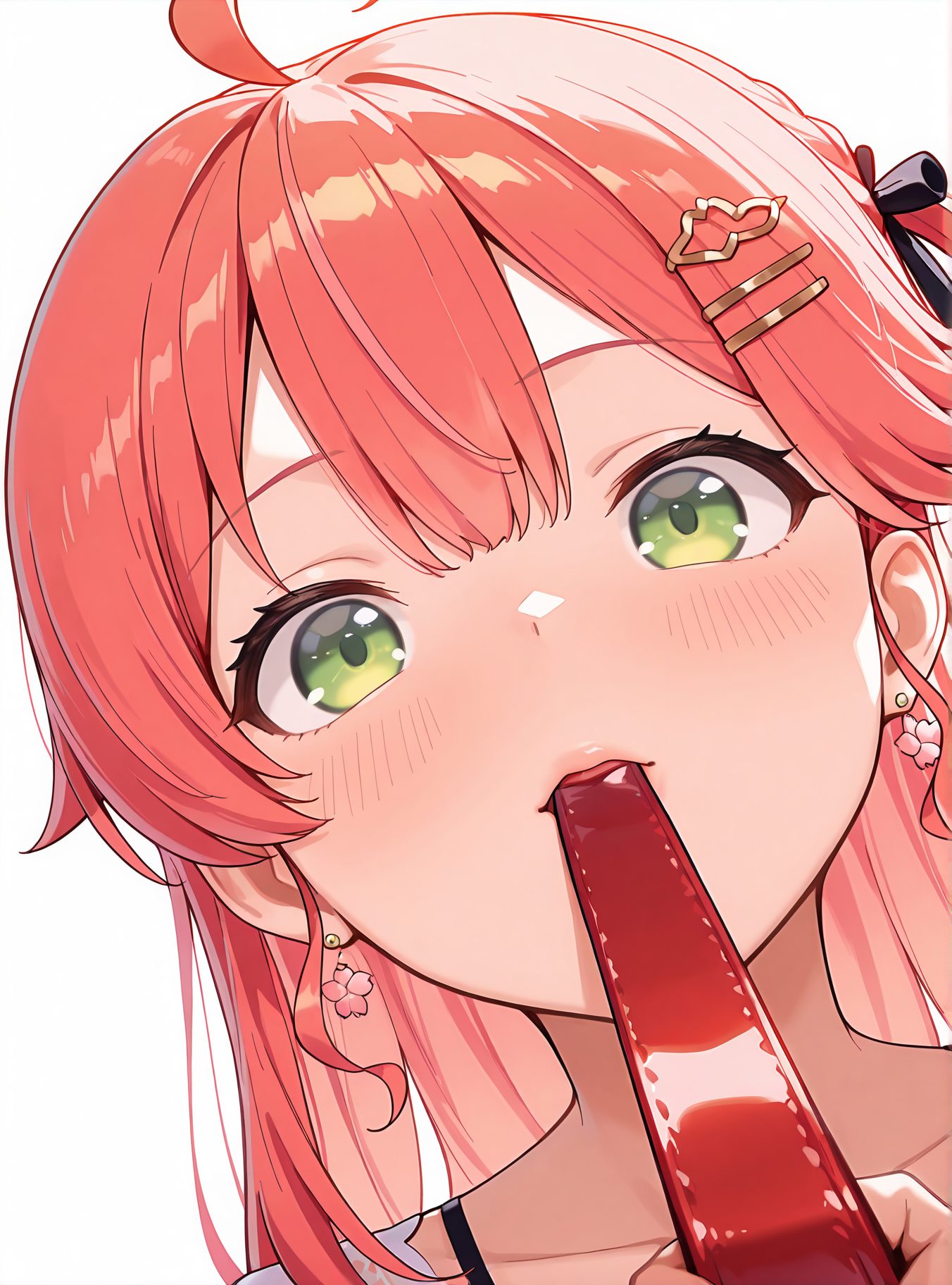 さくらみこのさくらみこ姿を描いたAIイラスト(さくらみこ)