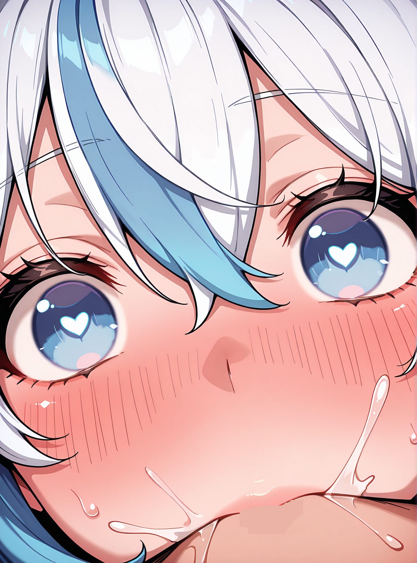 麻雀ファイトガールのタテナオリ・セン姿を描いたAIイラスト（麻雀ファイトガール）