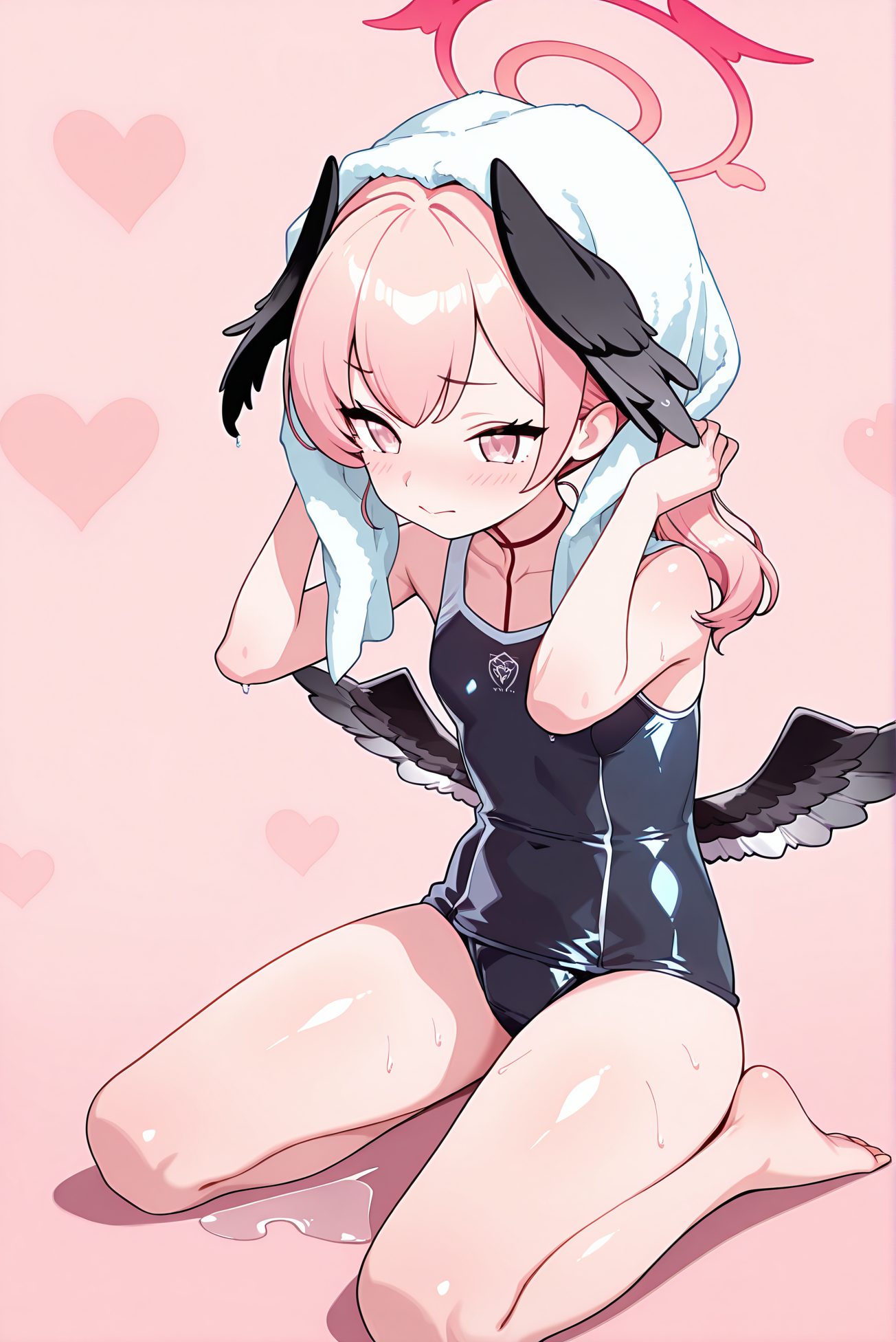 小さな胸・帽子の下江コハルのAIイラスト