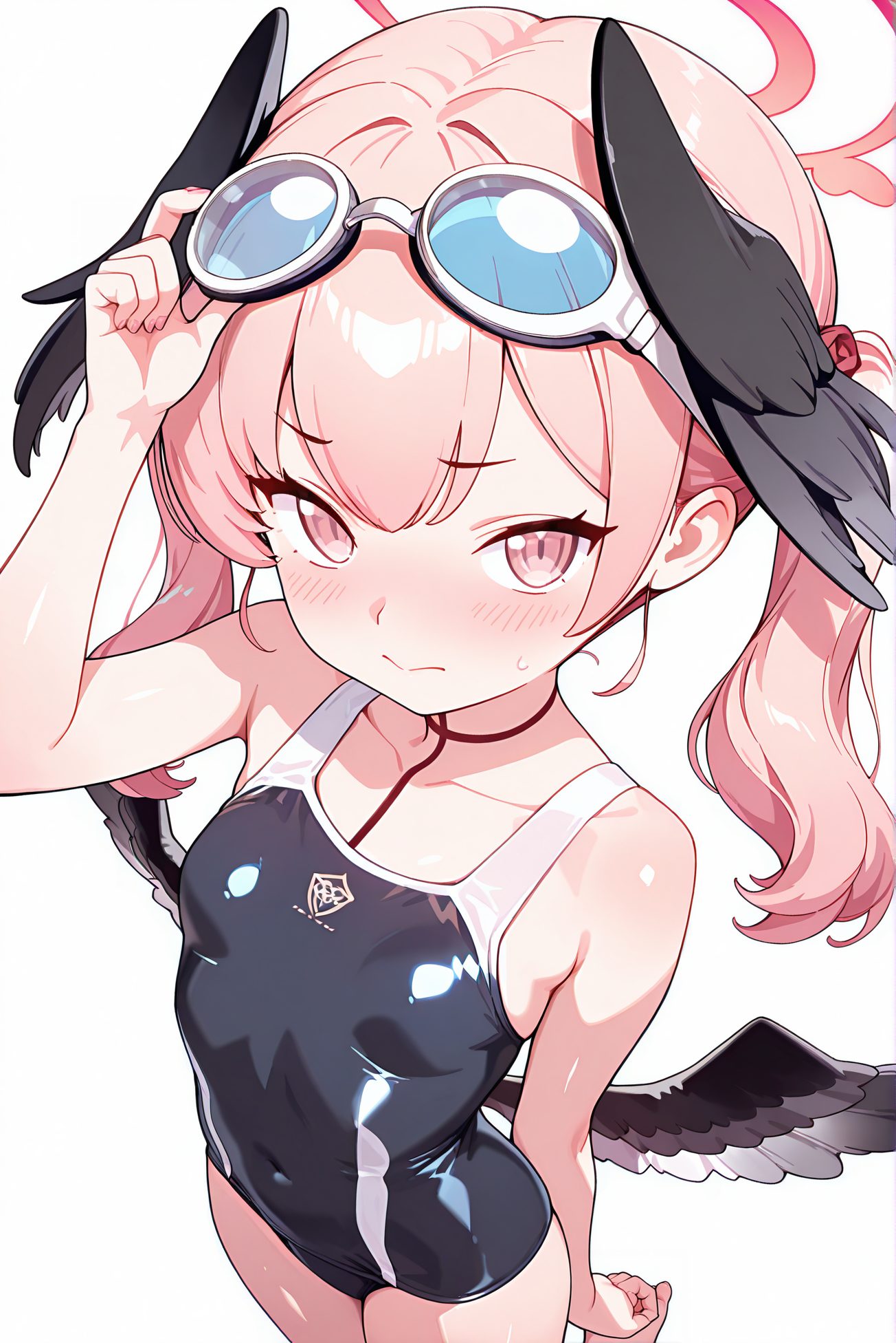 小さな胸・赤面の下江コハルのAIイラスト