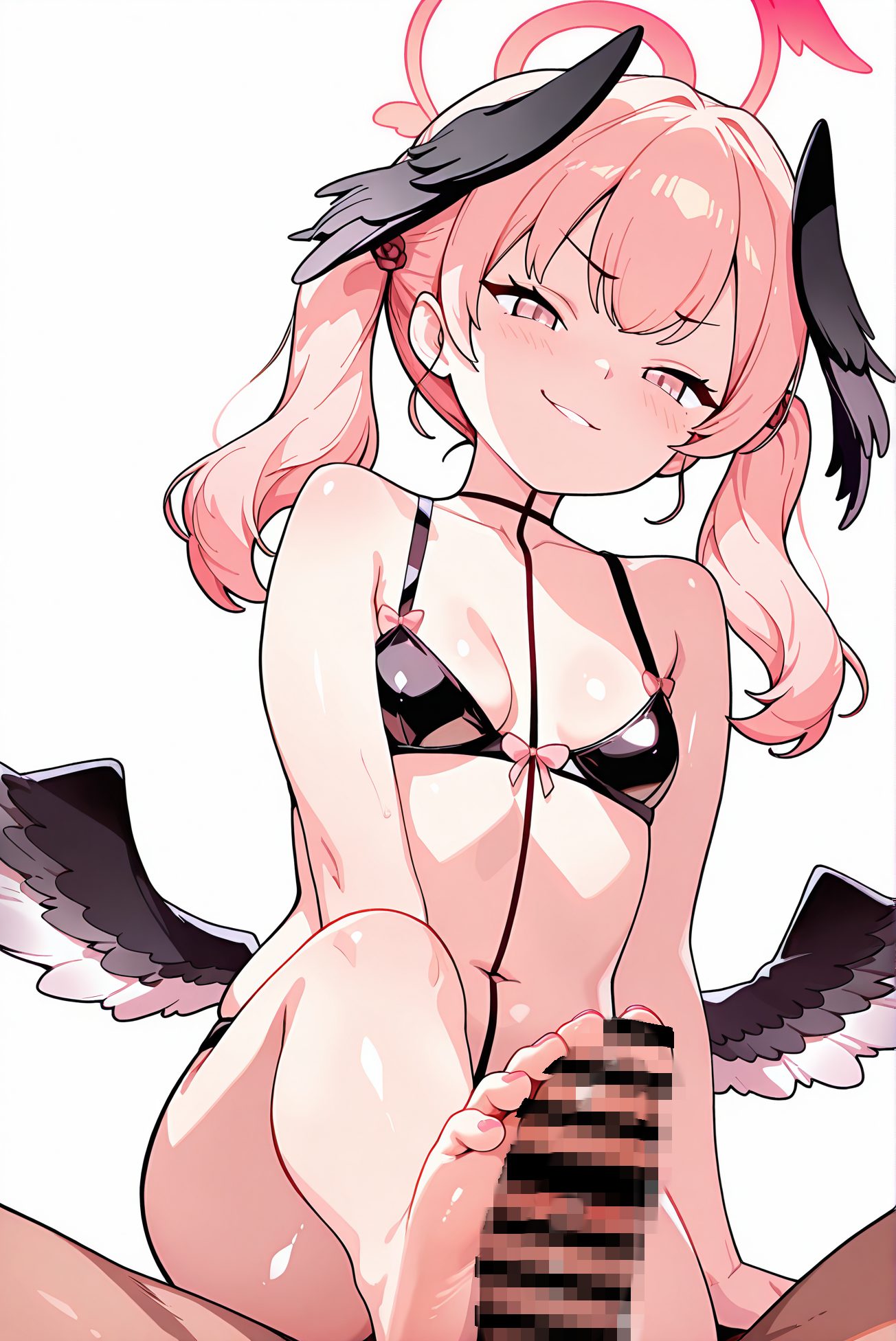 前髪・小さな胸の下江コハルのAIイラスト