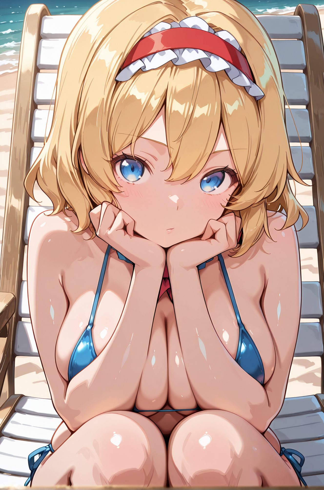アリス・マーガトロイド・前髪のアリス・マーガトロイドのAIイラスト