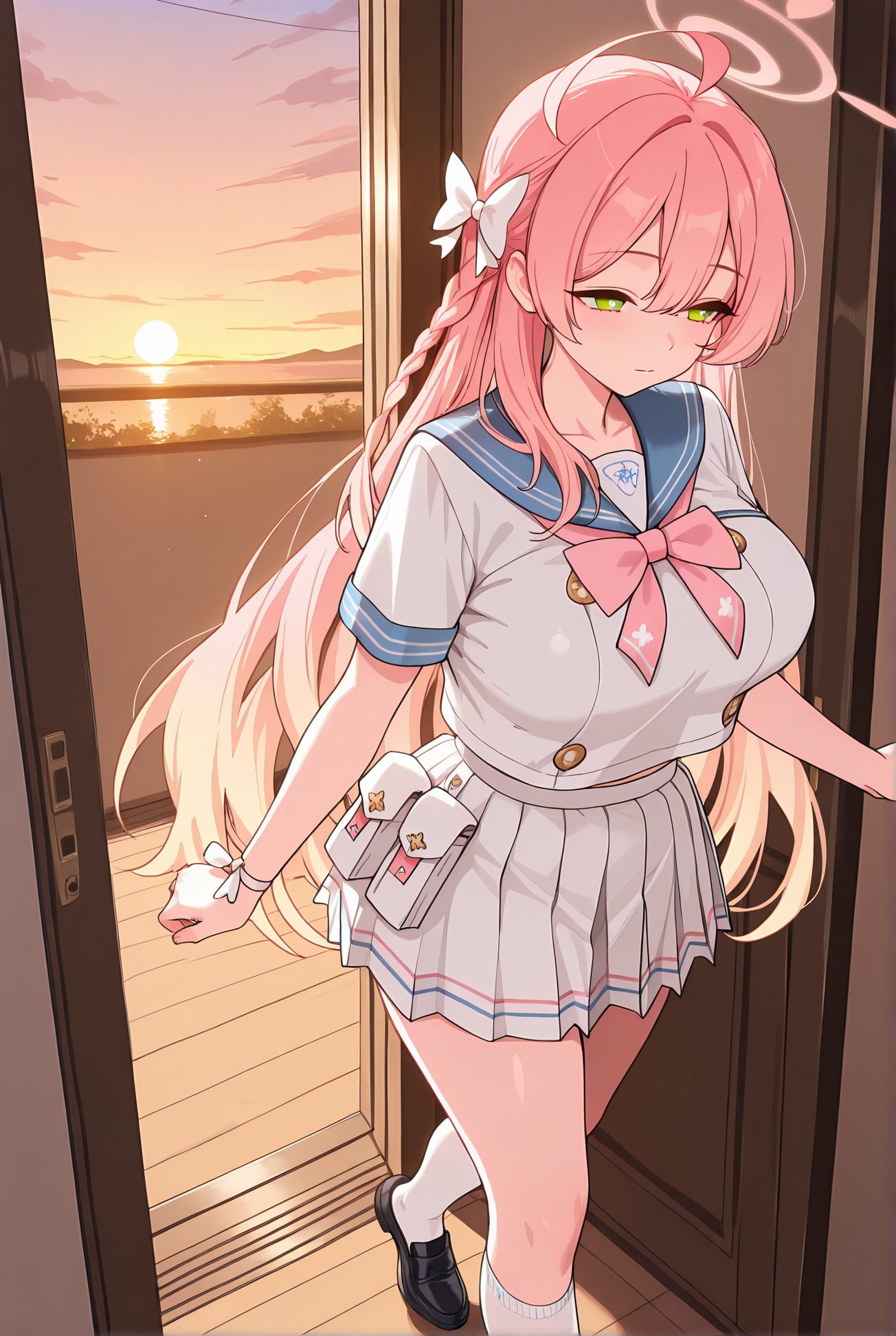 ボウ・赤面の浦和ハナコのAIイラスト