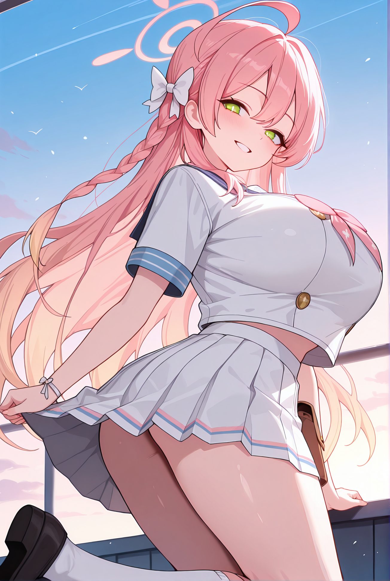 学校制服・シャツの浦和ハナコのAIイラスト