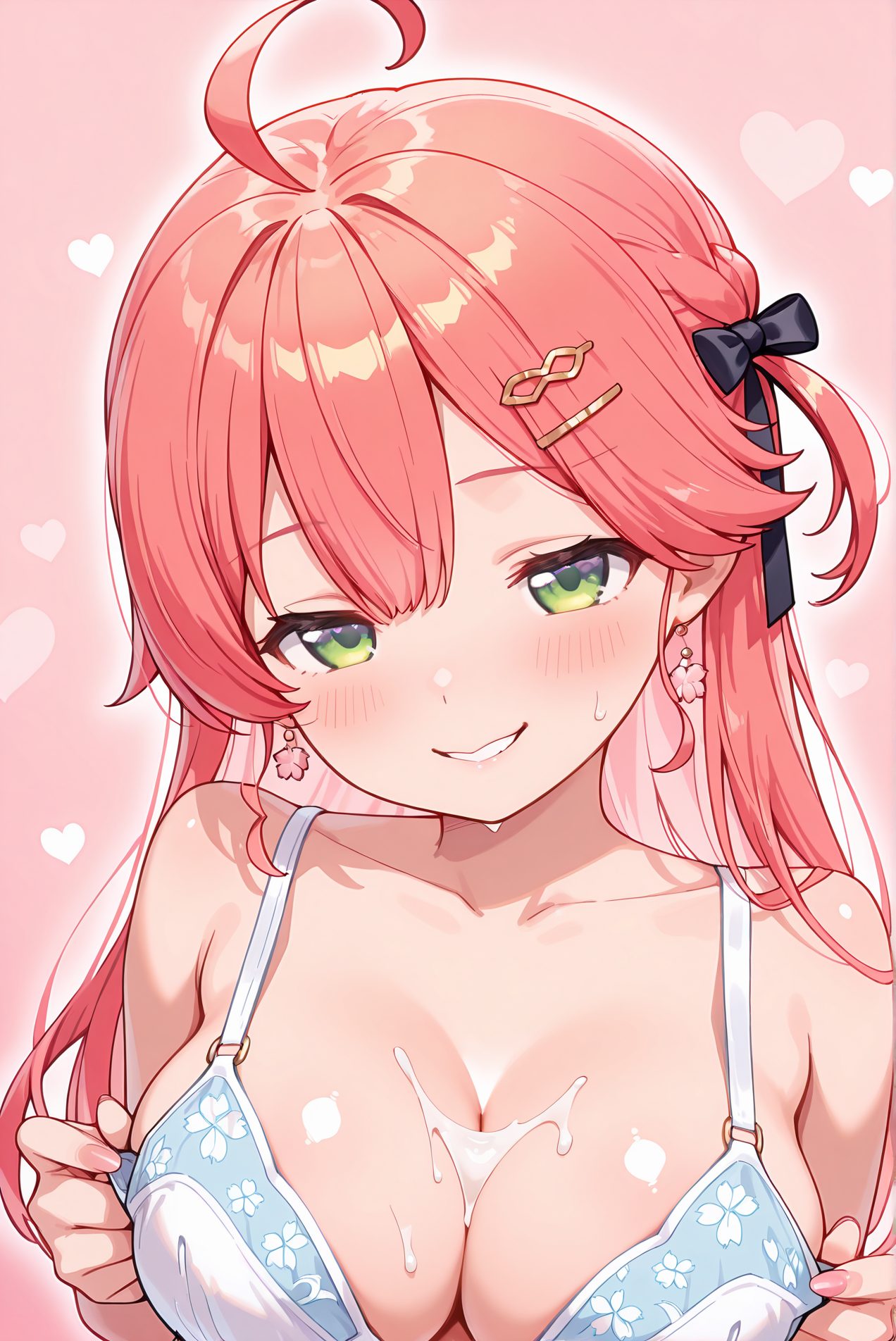 鎖骨・さくらみこのさくらみこのAIイラスト