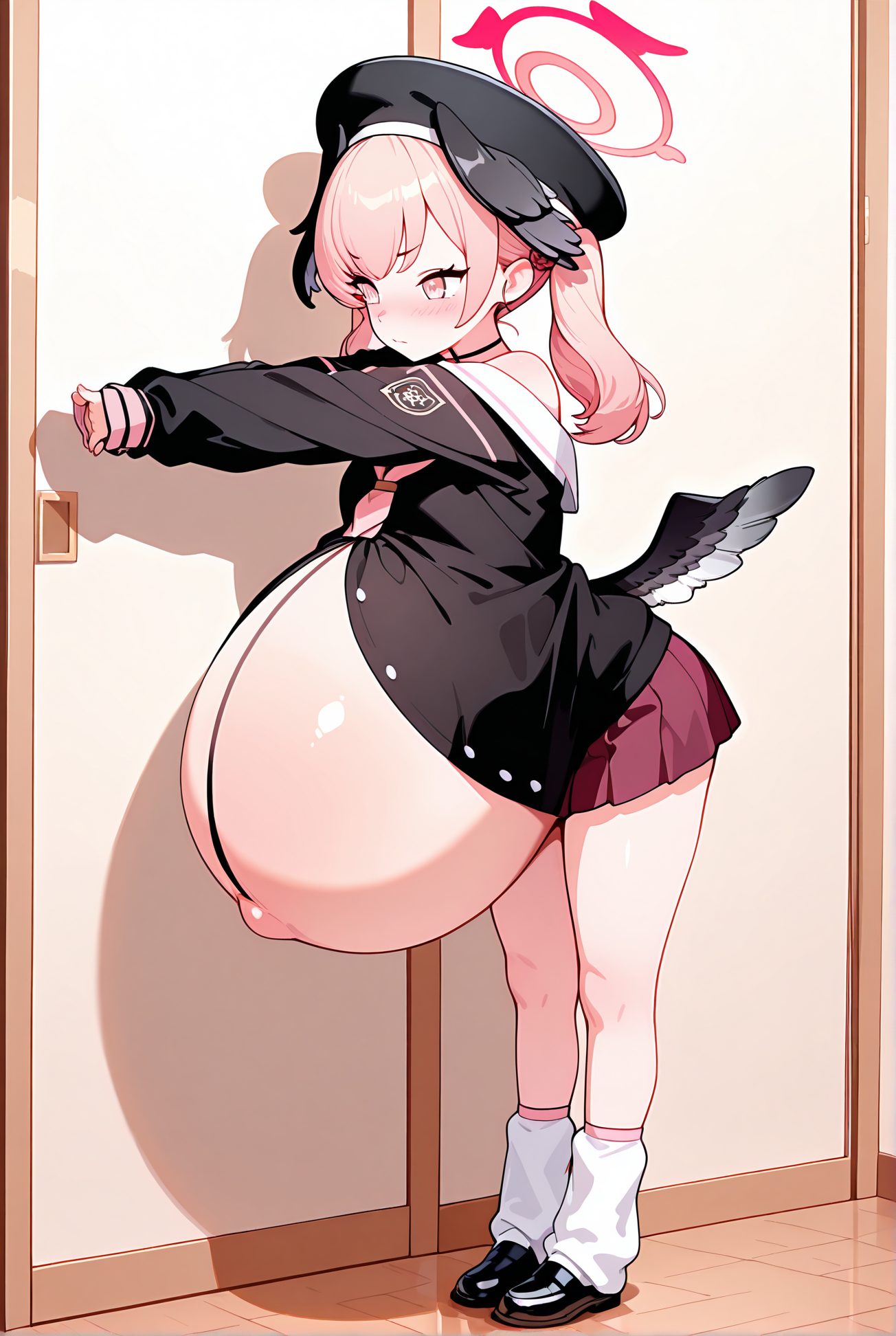 スカート・乳首の下江コハルのAIイラスト