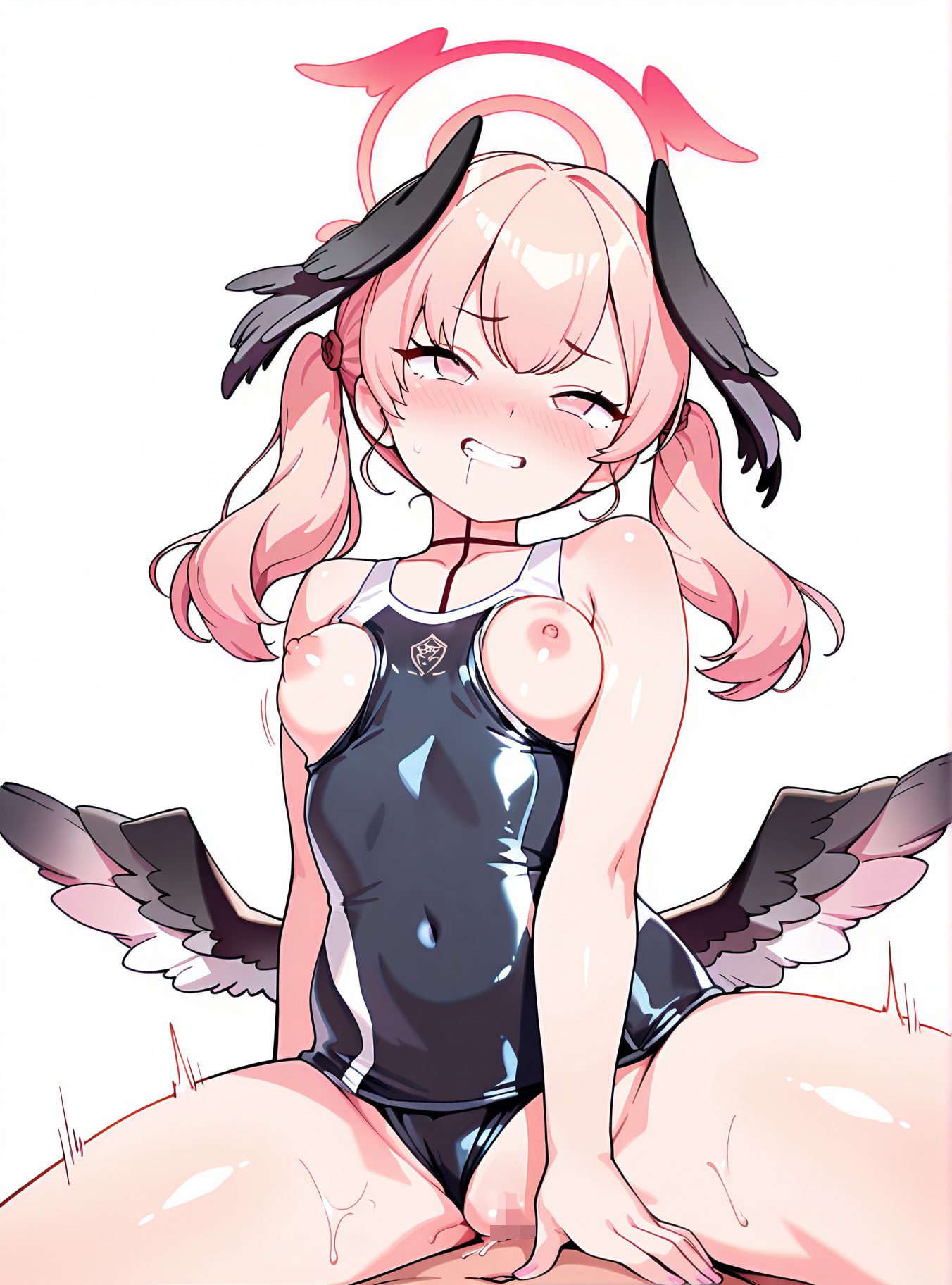 スクール水着×下江コハル！スク水のエロ可愛いAIイラスト