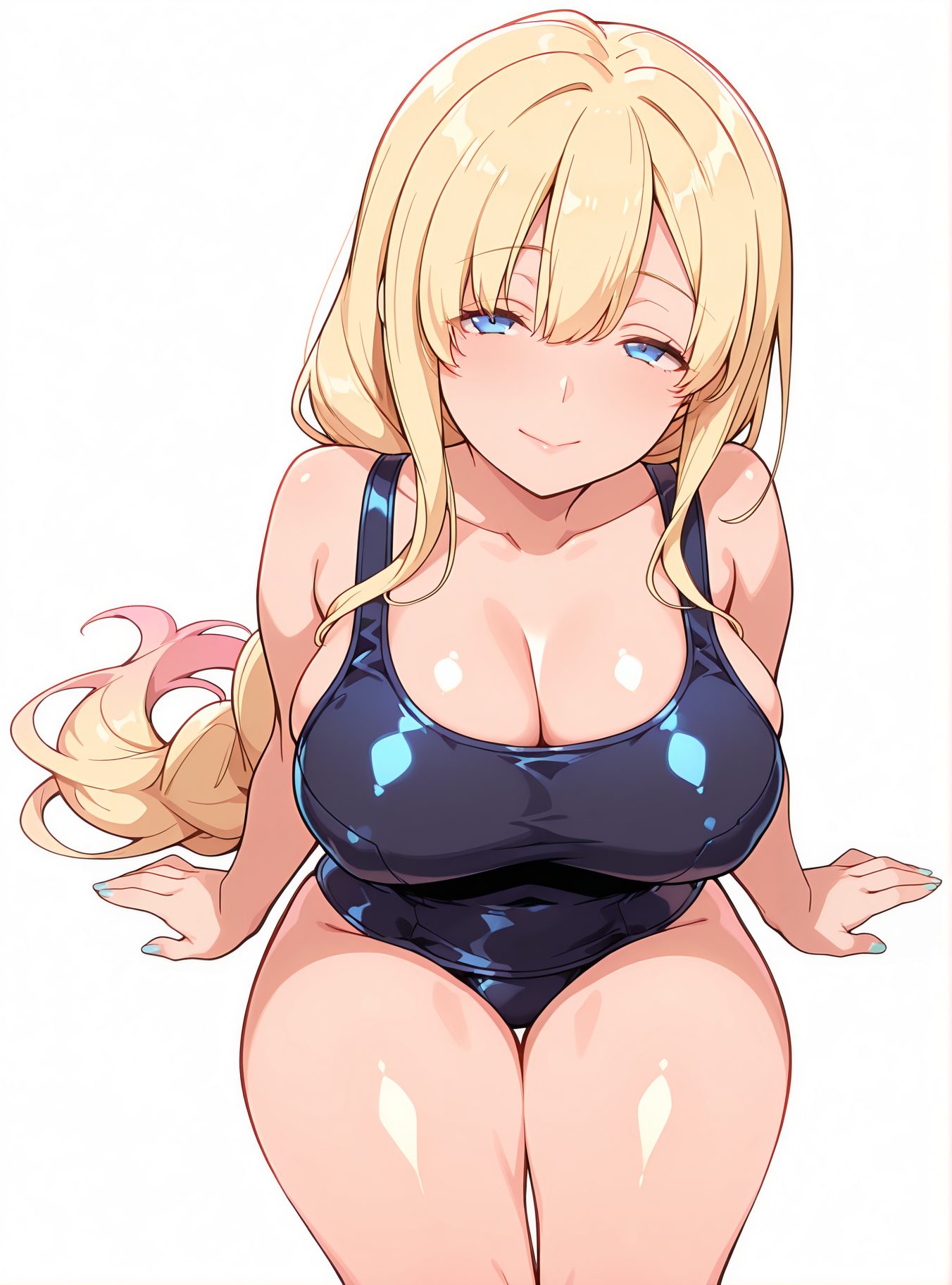 スクール水着・ナナツノ・ツミレのスク水のAIイラスト