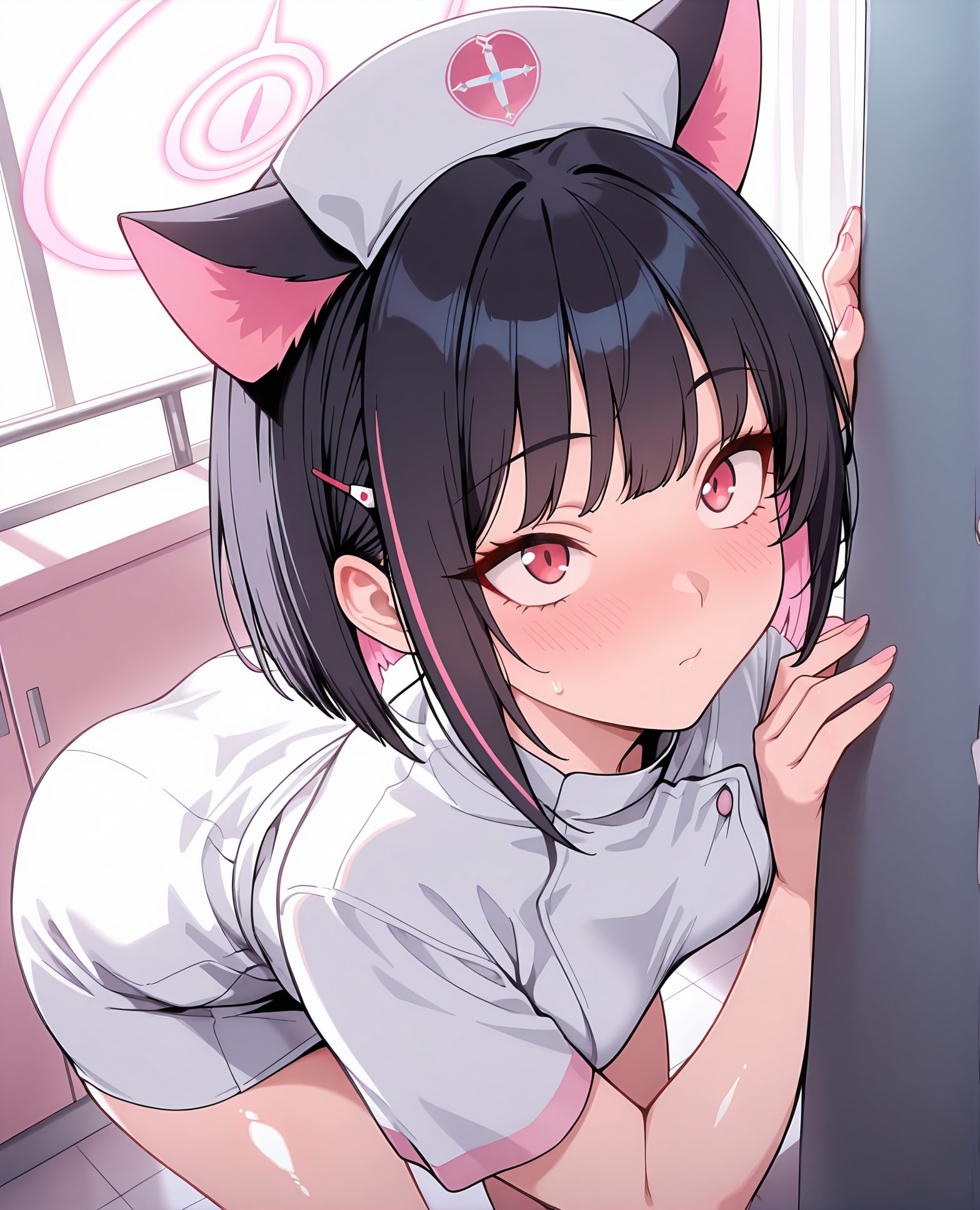 杏山カズサの京山カズサ姿を描いたAIイラスト