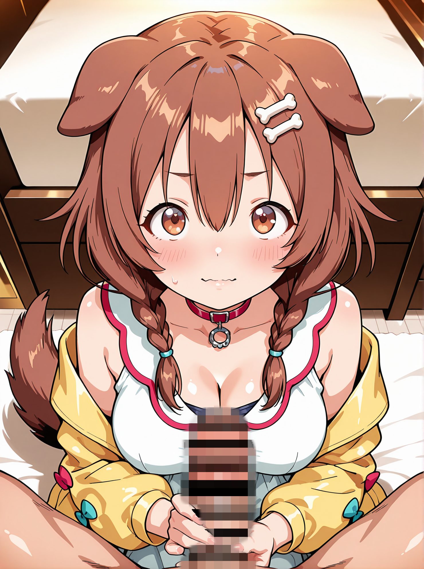 戌神ころねが魅力的な戌神ころねの二次創作AIイラスト
