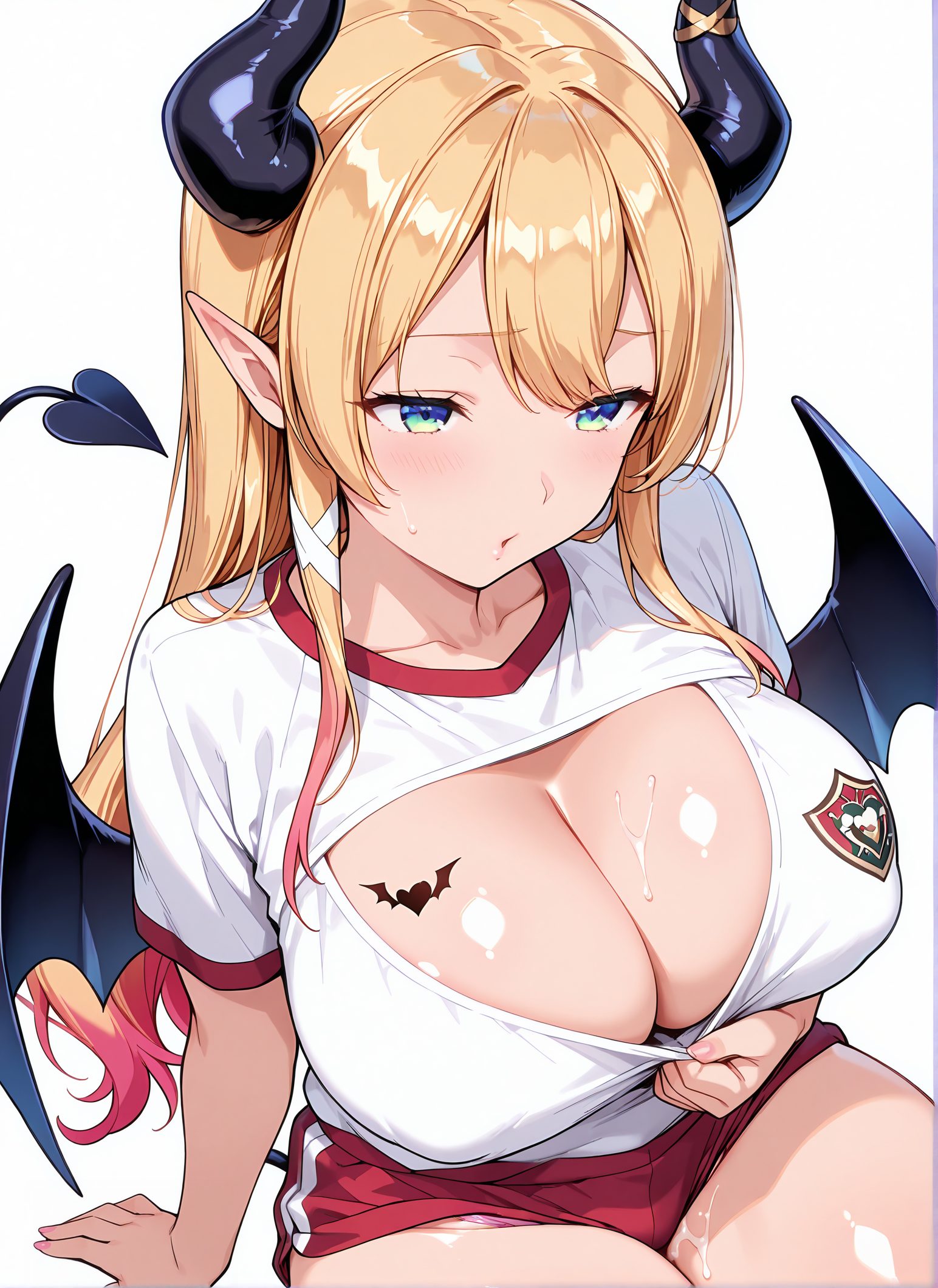 癒月ちょこの癒月ちょこ姿を描いたAIイラスト