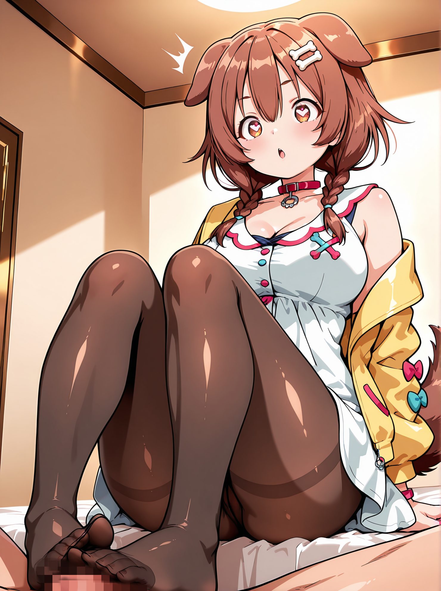 戌神ころねの戌神ころねのAIイラスト
