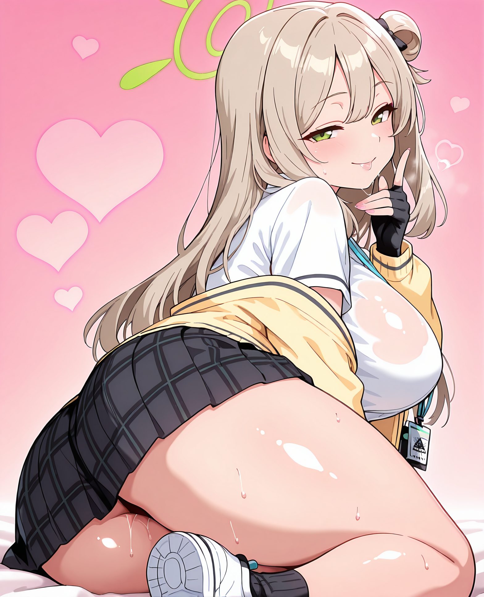 十六夜ノノミが魅力的な十六夜ノノミの二次創作AIイラスト
