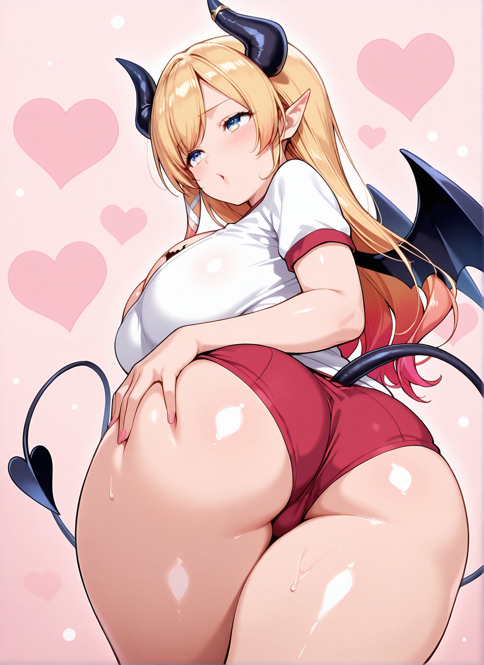 癒月ちょこの癒月ちょこ姿を描いたAIイラスト