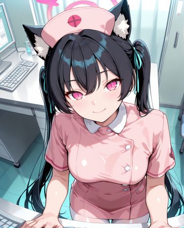 黒見セリカの黒見セリカ姿を描いたAIイラスト