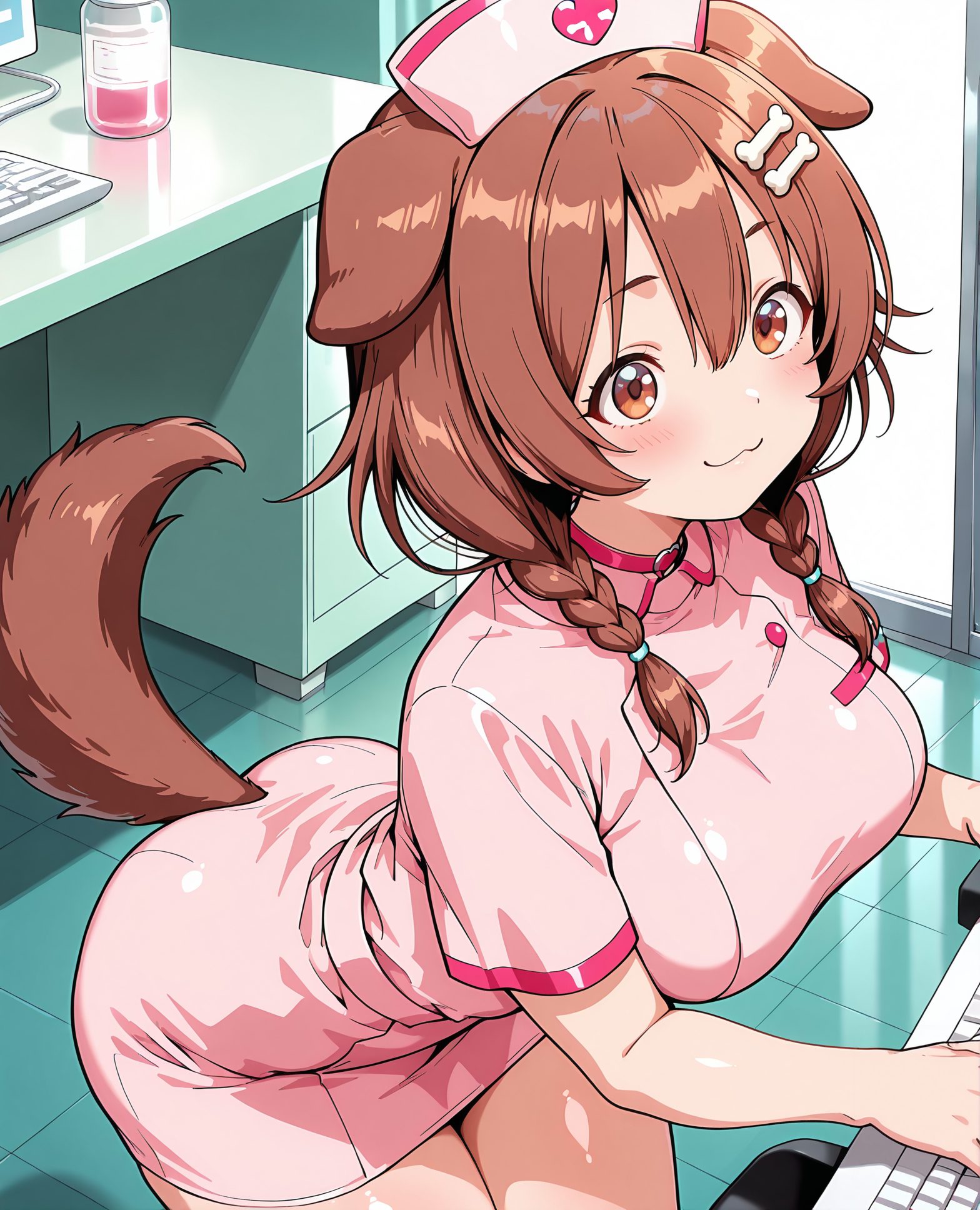 戌神ころねの戌神ころねのAIイラスト