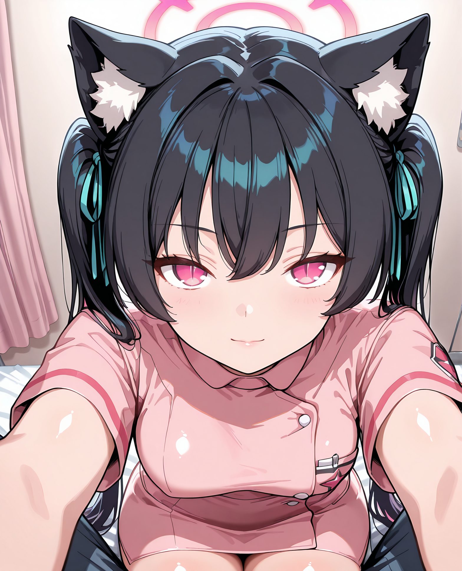 黒見セリカの黒見セリカ姿を描いたAIイラスト