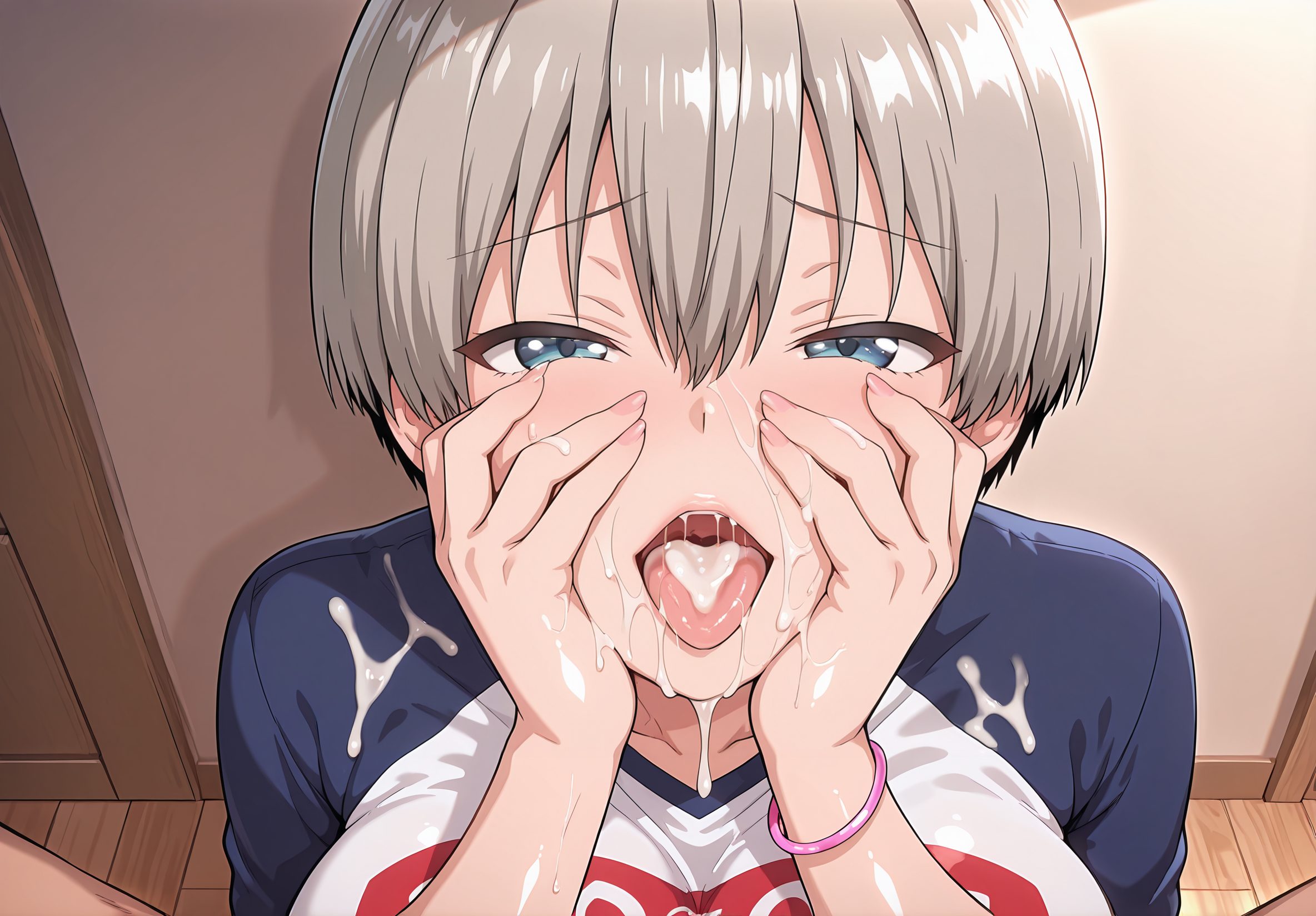 宇崎花の宇崎花姿を描いたAIイラスト