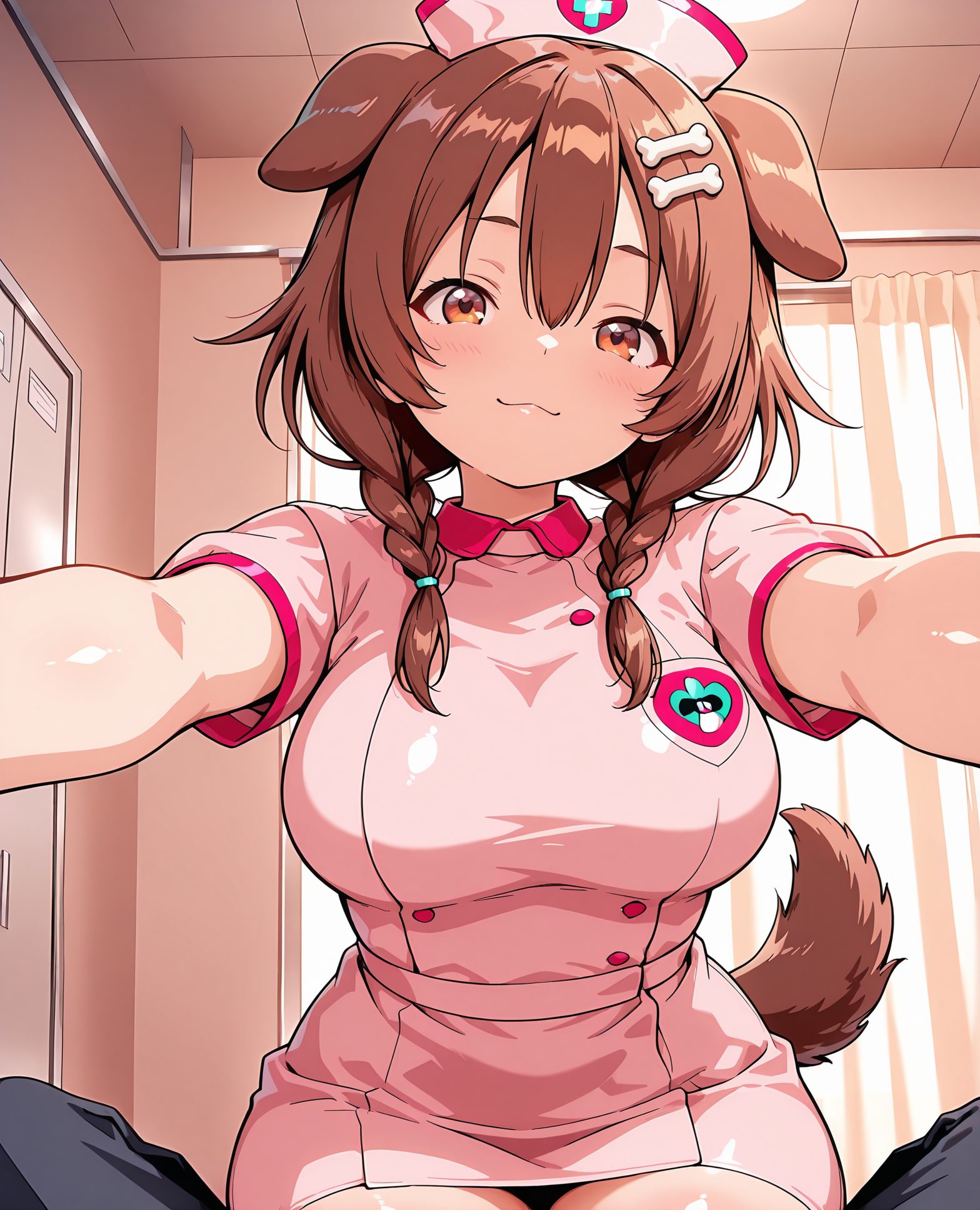 戌神ころねの戌神ころねのAIイラスト