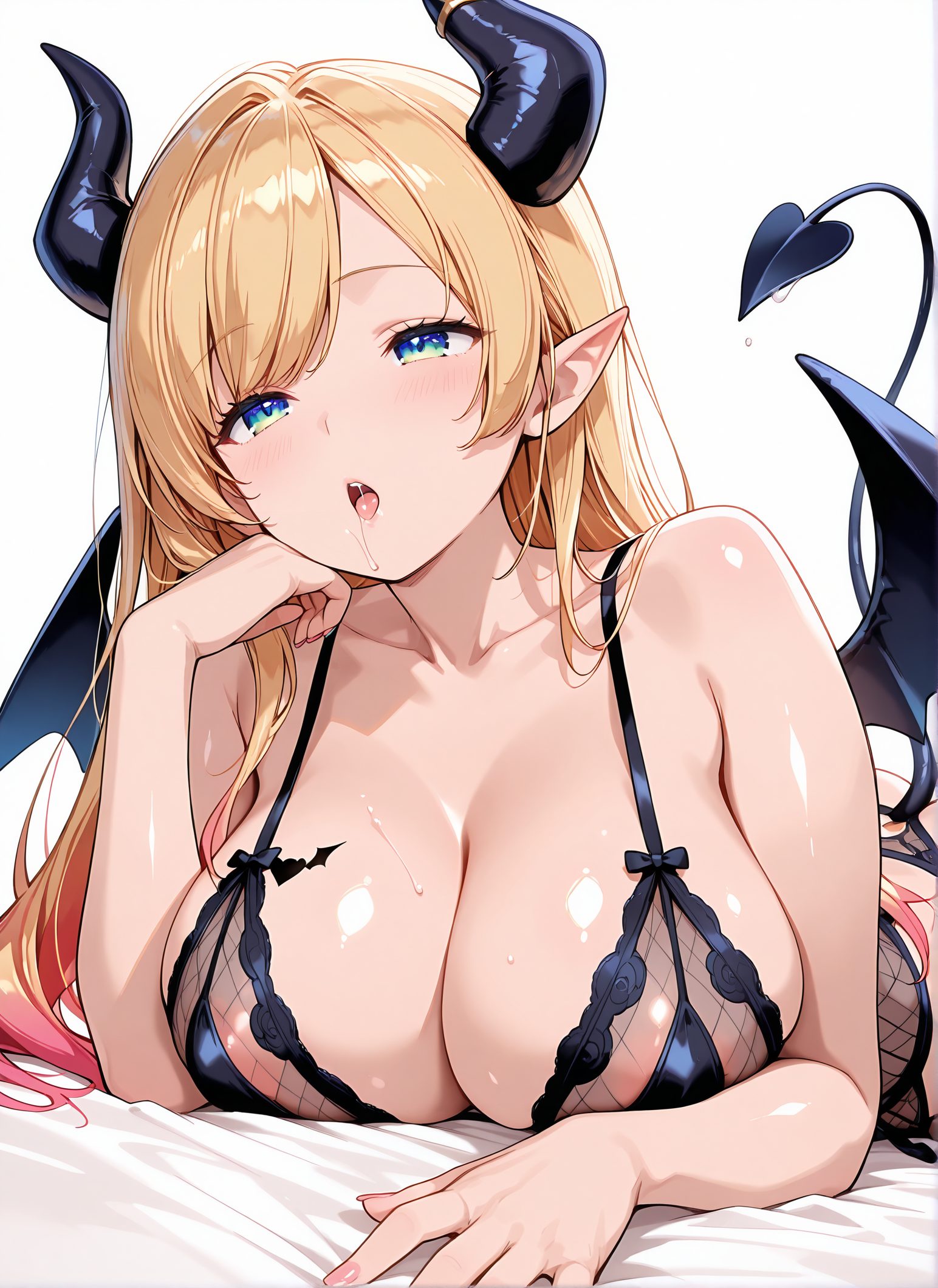 癒月ちょこの癒月ちょこ姿を描いたAIイラスト