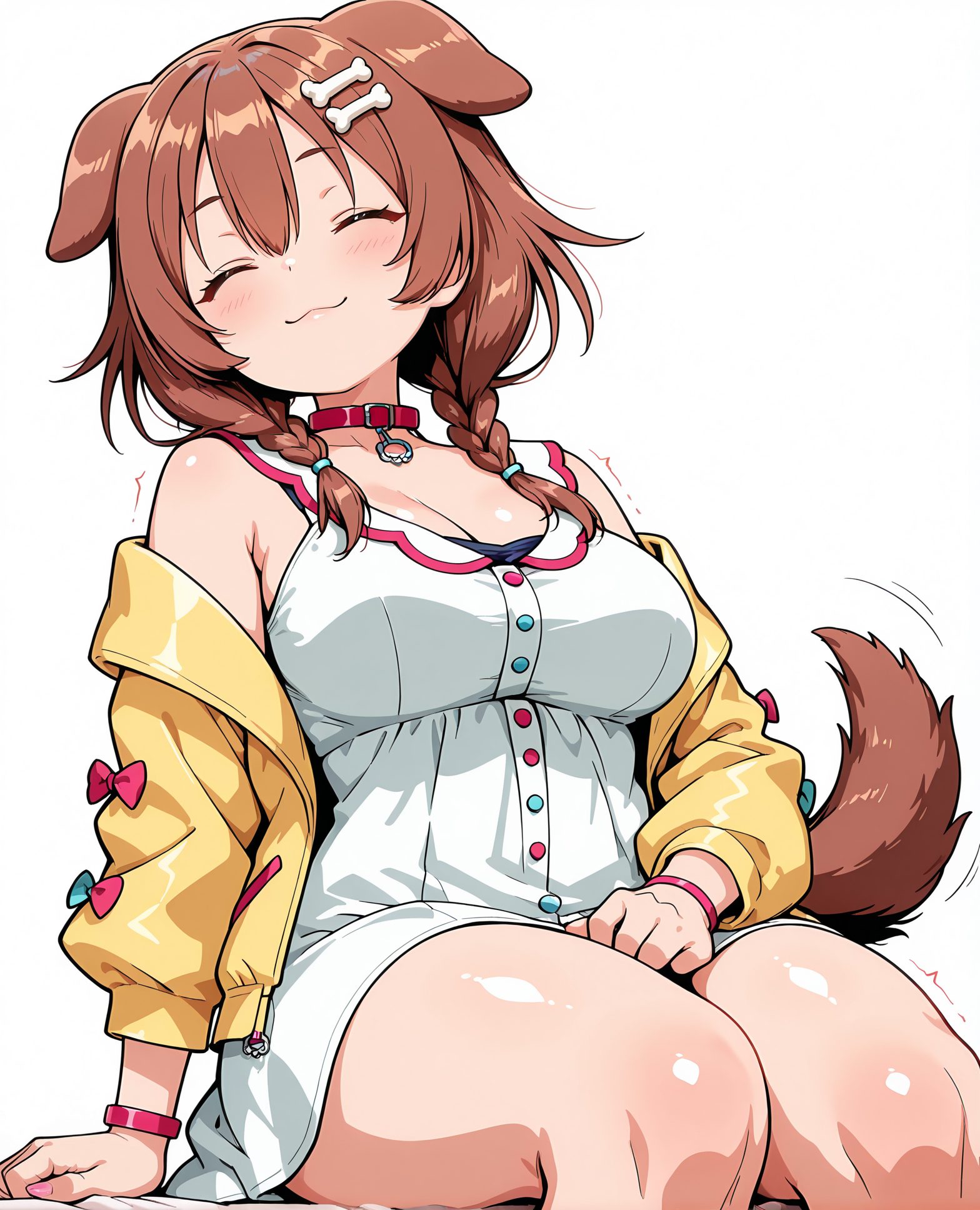 戌神ころねが魅力的な戌神ころねの二次創作AIイラスト