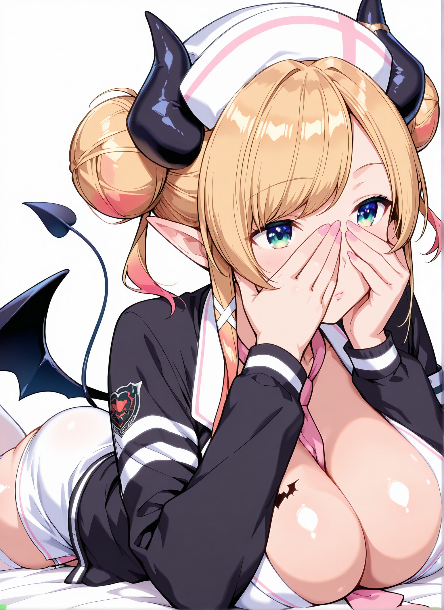 癒月ちょこが魅力的な癒月ちょこの二次創作AIイラスト