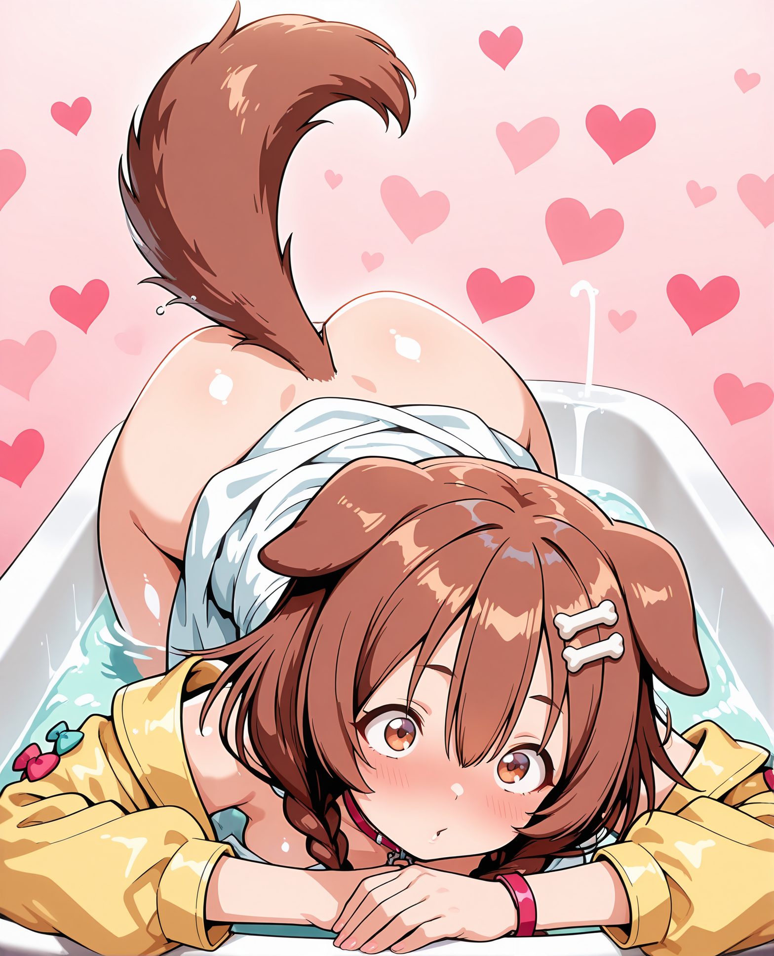 戌神ころねの戌神ころねのAIイラスト